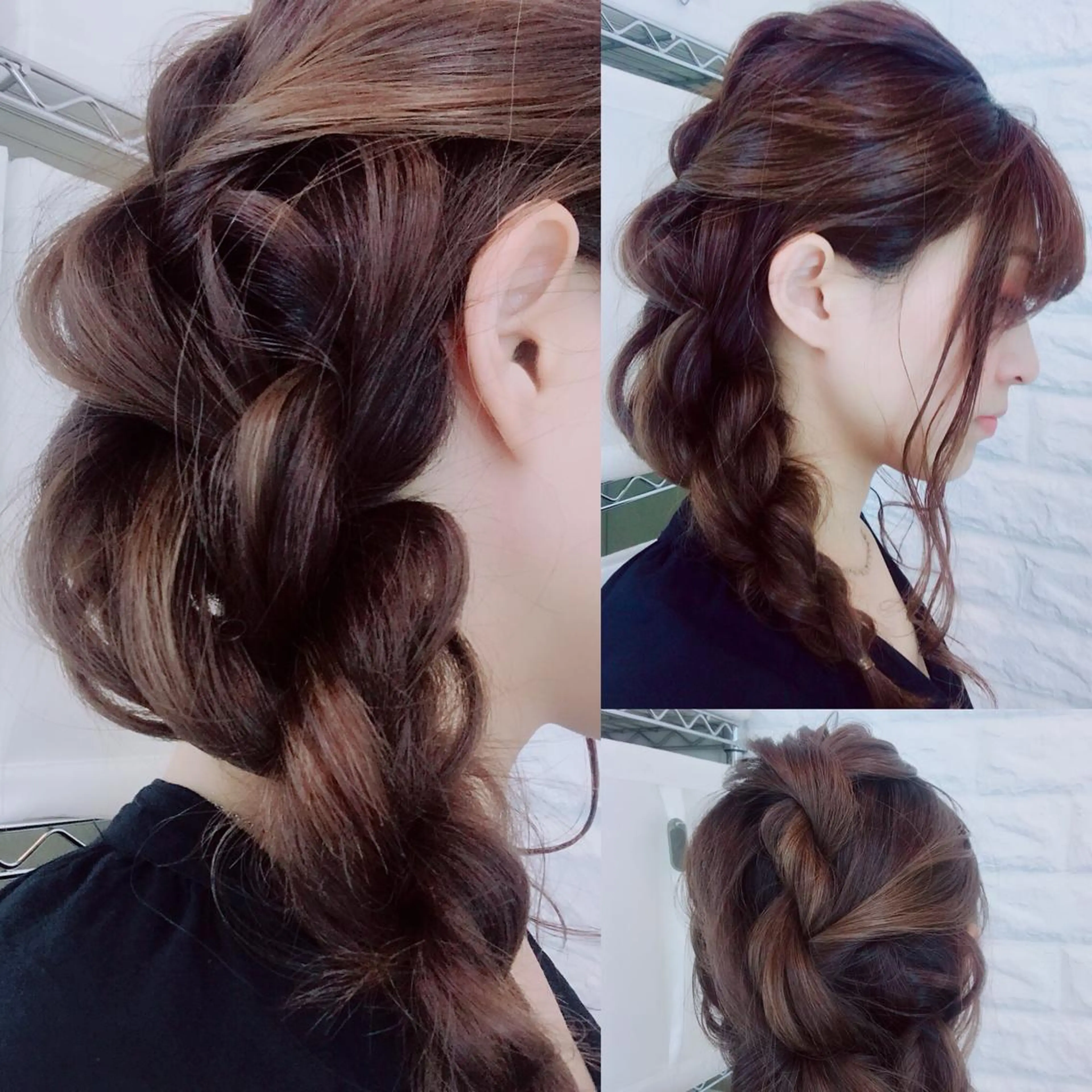 セミロング カラー ヘアアレンジ SALOWIN Frente店所属・個室で似合わせ好印象 🧡外山弥千代のヘアスタイル