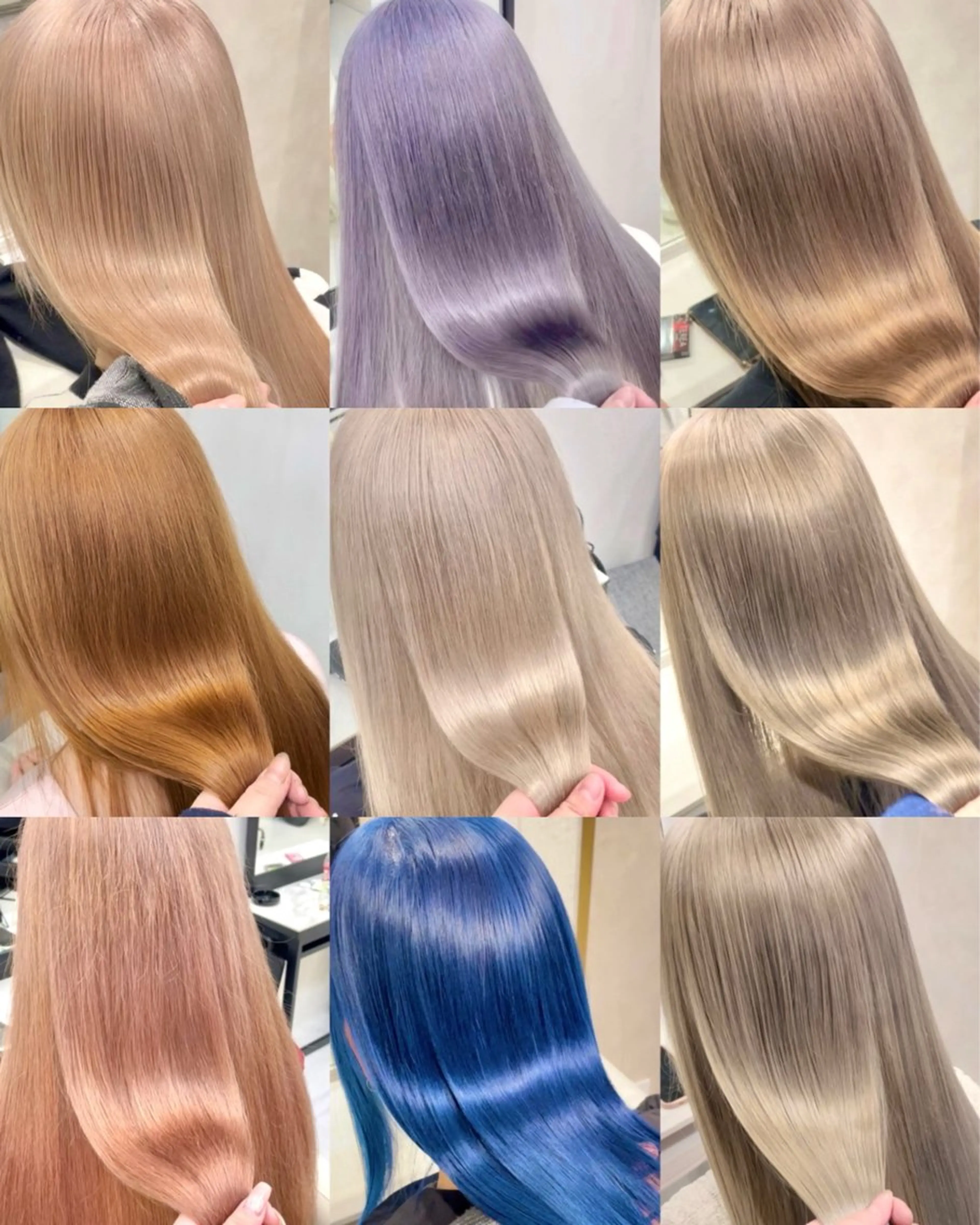 ロング ヘアカラー トリートメント wistell所属・ハイトーン/艶カラー sarina🩷のヘアスタイル