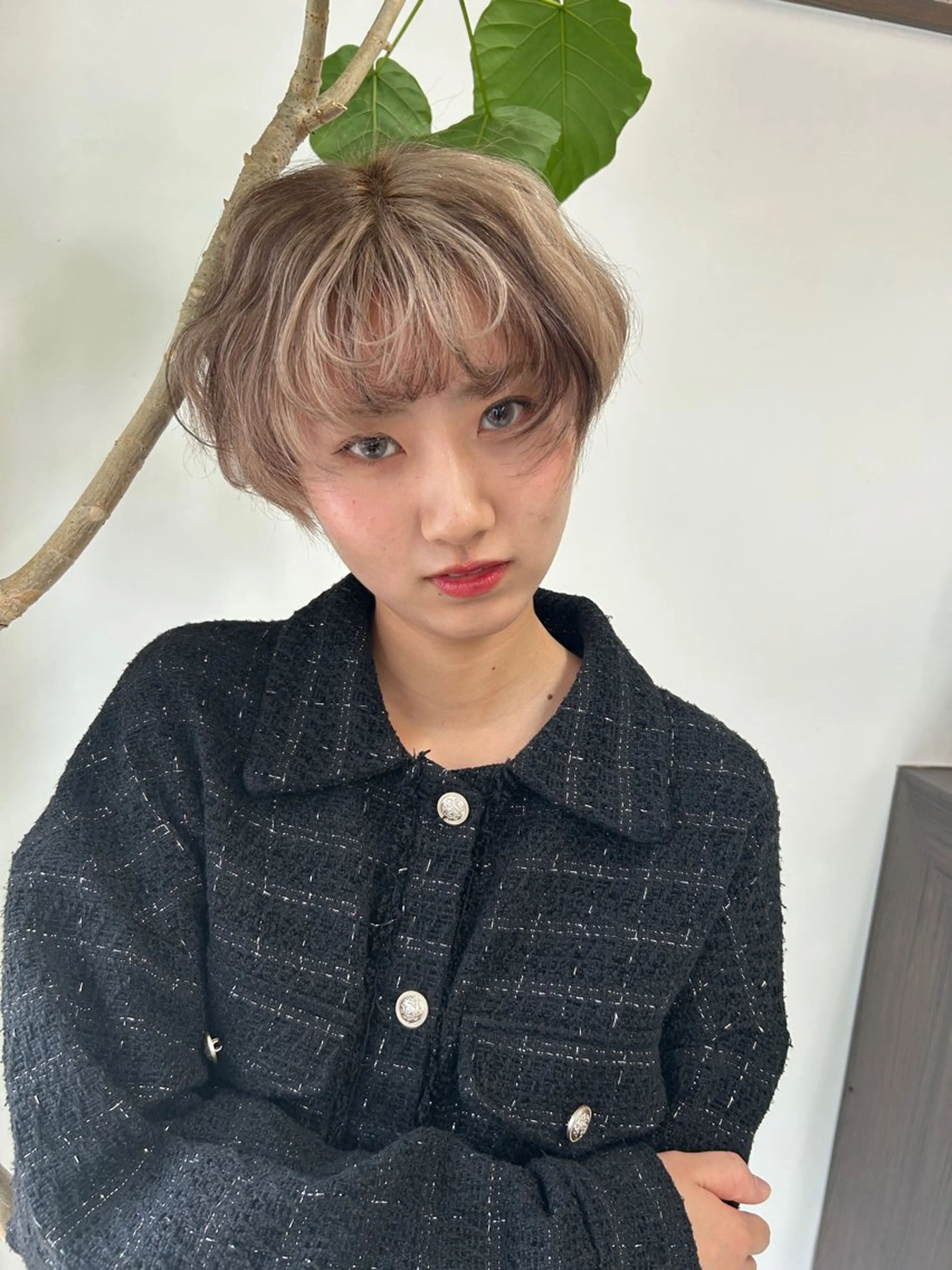 ショート カラー デザインカラー ハイトーン/アレンジ /🎀YUINA🎀のヘアスタイル