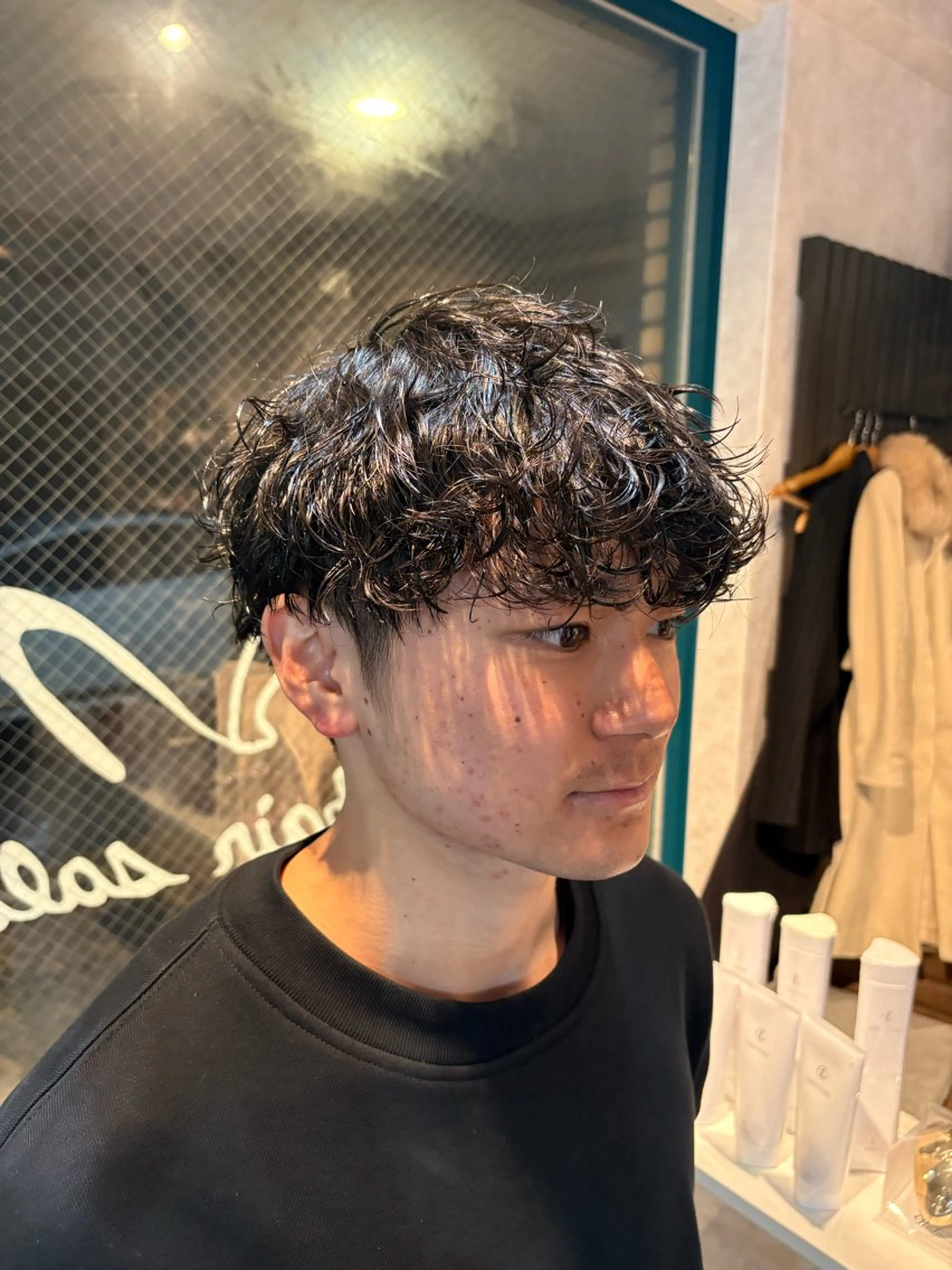 メンズ カット パーマ 林 将大のヘアスタイル