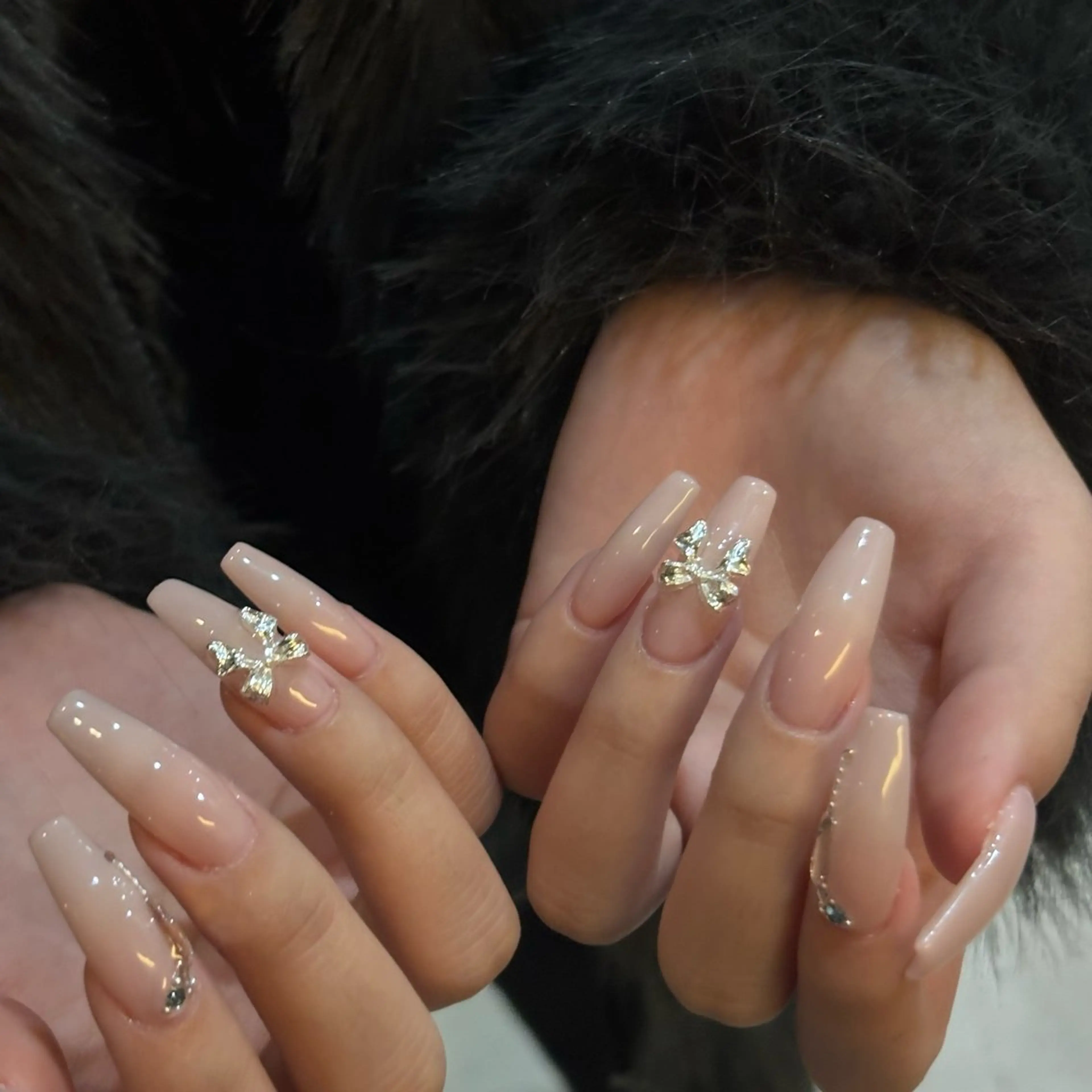 ネイル ピンク ピンクベージュ ハンドネイル mood mitsukiのネイルデザイン