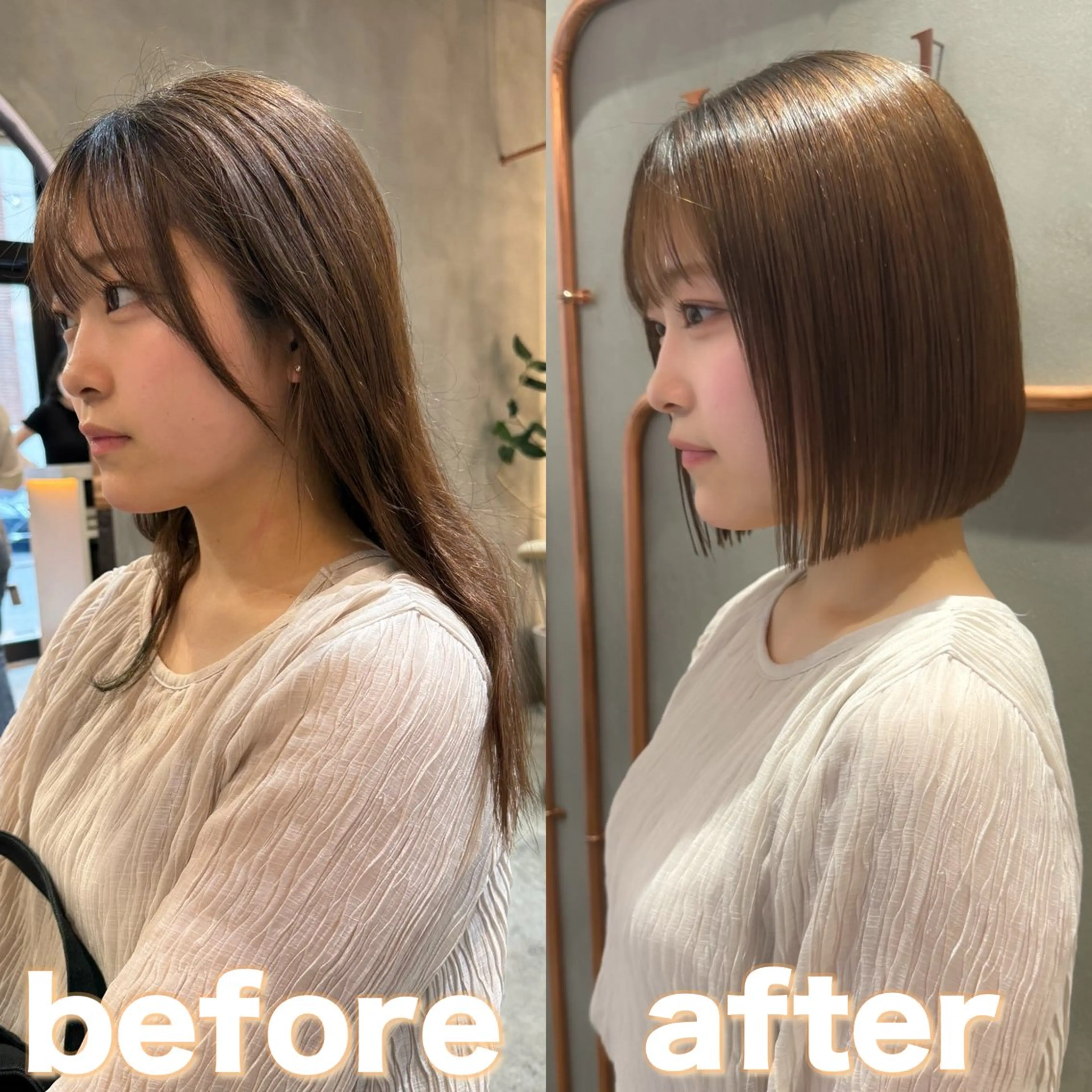 ショート カット ヘアカラー トリートメント 🌹ボブ/髪質改善 韓国レイヤー🌹澤口のヘアスタイル