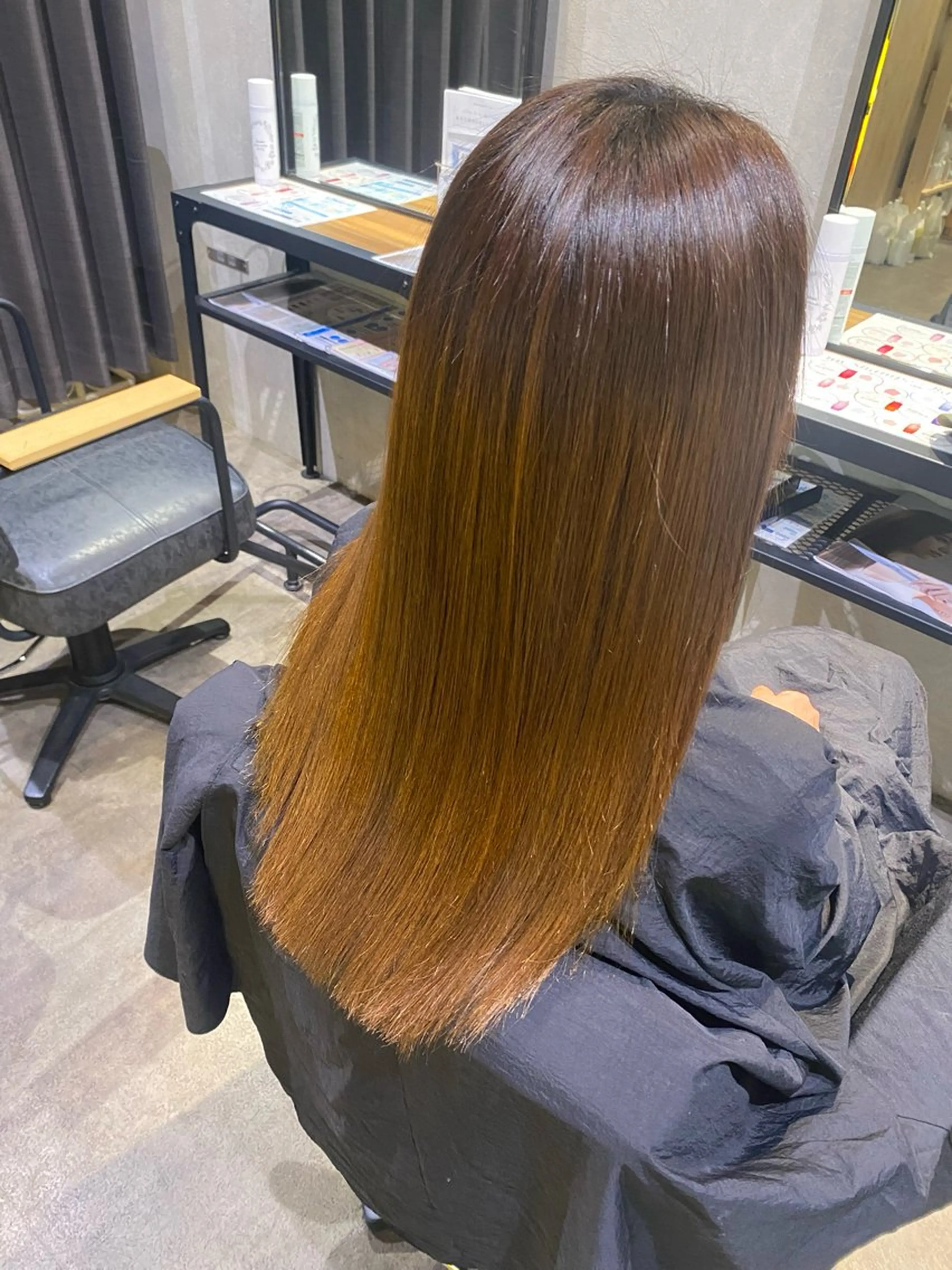 ロング トリートメント 透明感カラー💖 耳ツボ💎まりなのヘアスタイル