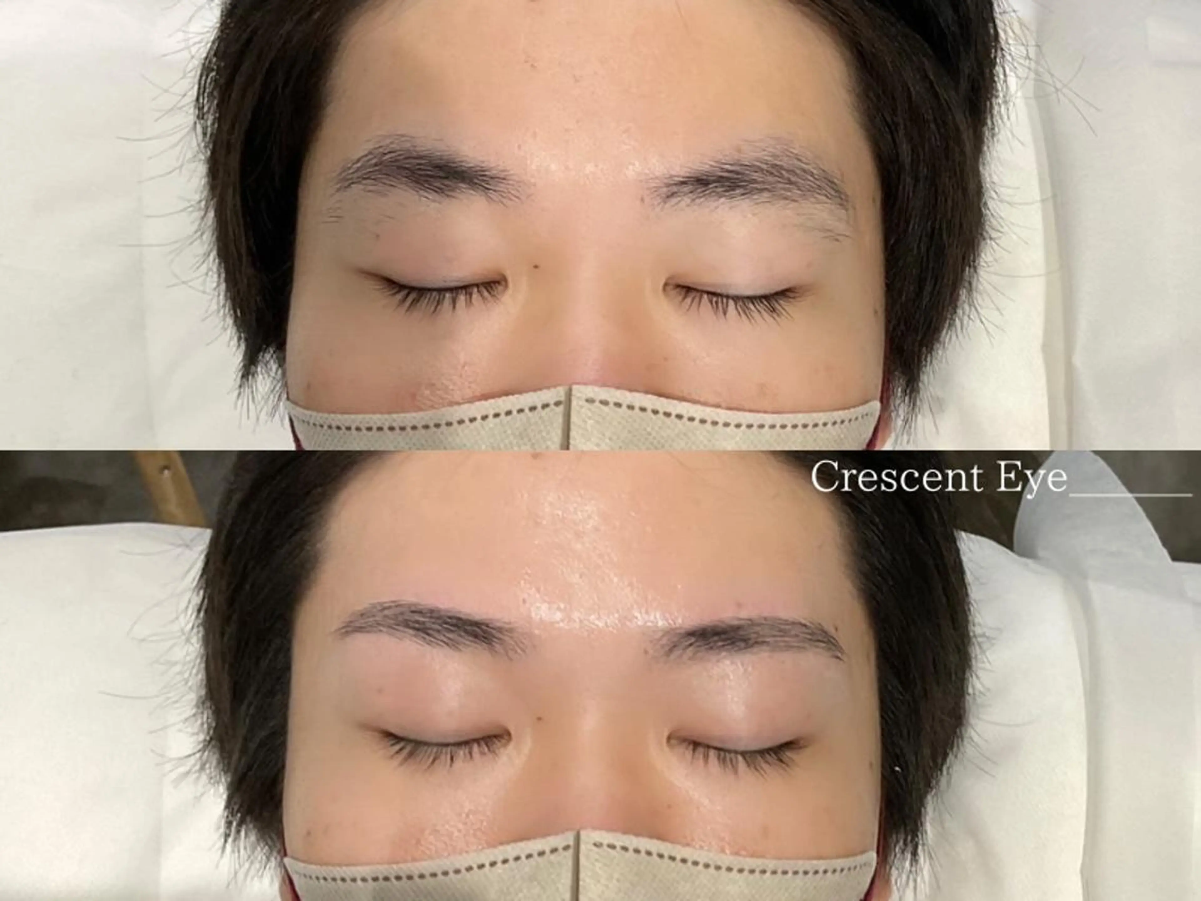 アイブロウ メンズアイブロウ 眉毛ワックス脱毛 Crescent Eye 吉祥寺のマツエク・マツパデザイン