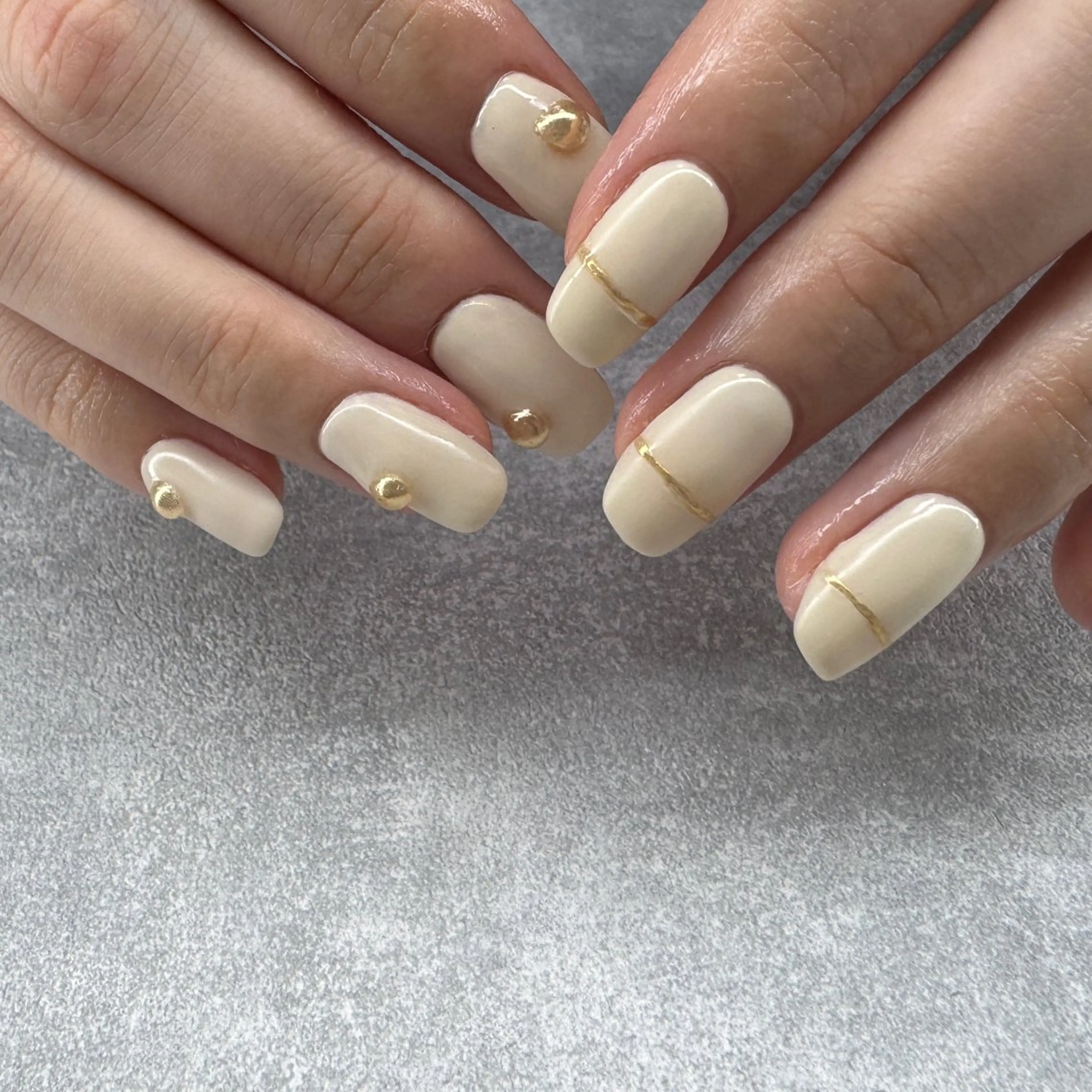 ネイル ハンドネイル pointillé .ayaのネイルデザイン