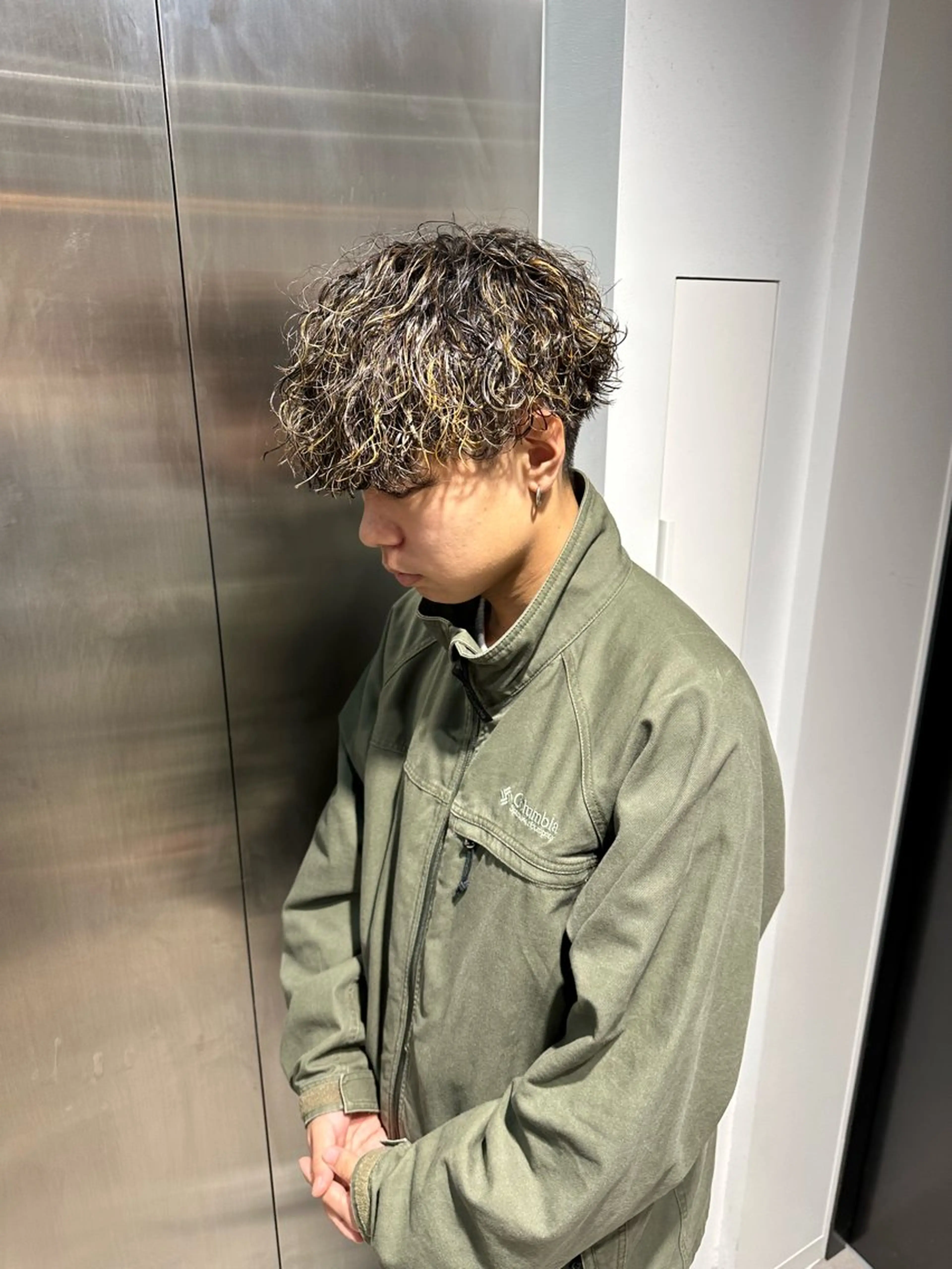 ショート カラー パーマ ヘアアレンジ メンズ キッズ 🔥メンズパーマ🔥 菅原楓のヘアスタイル