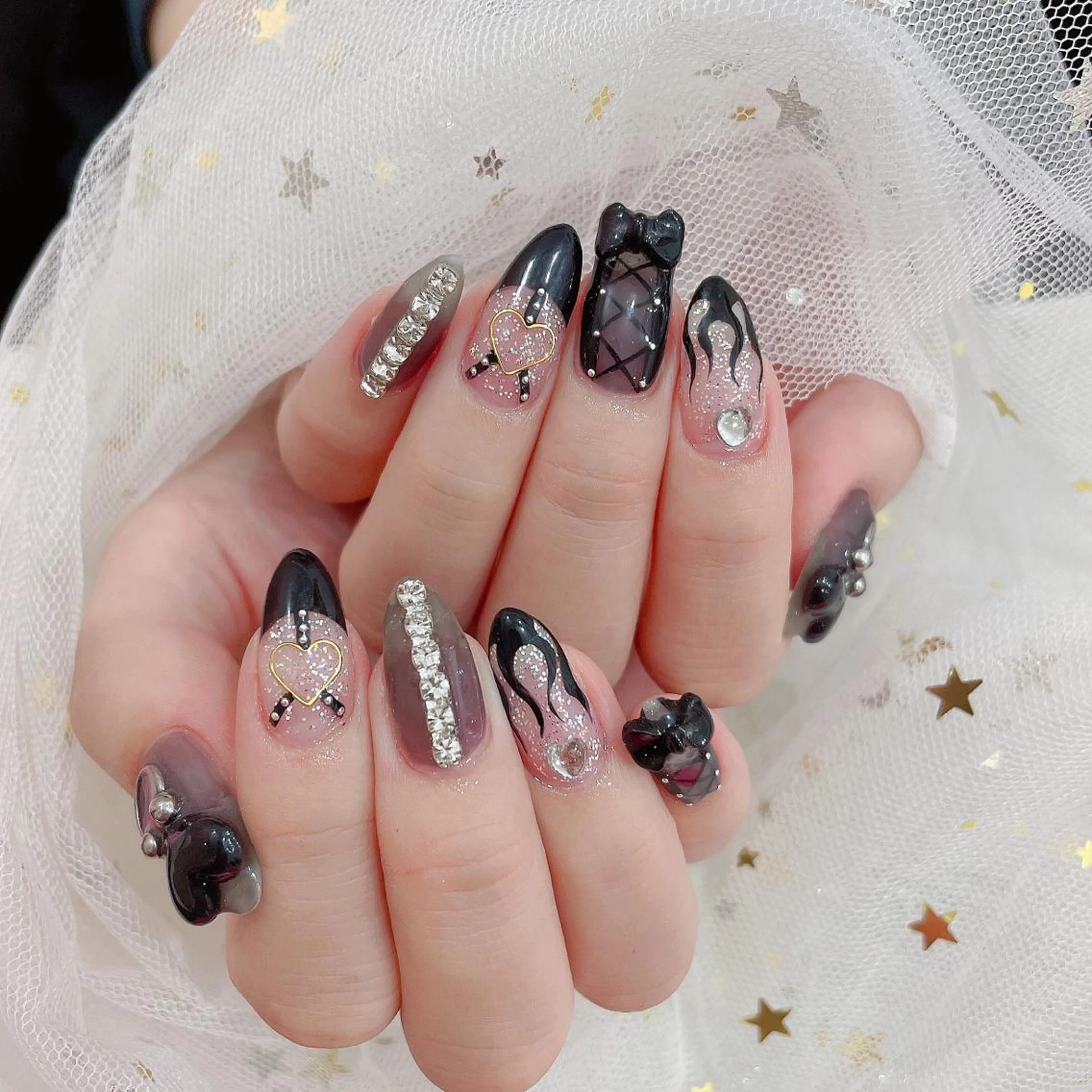 ミディアム ネイル cho nailのネイルデザイン