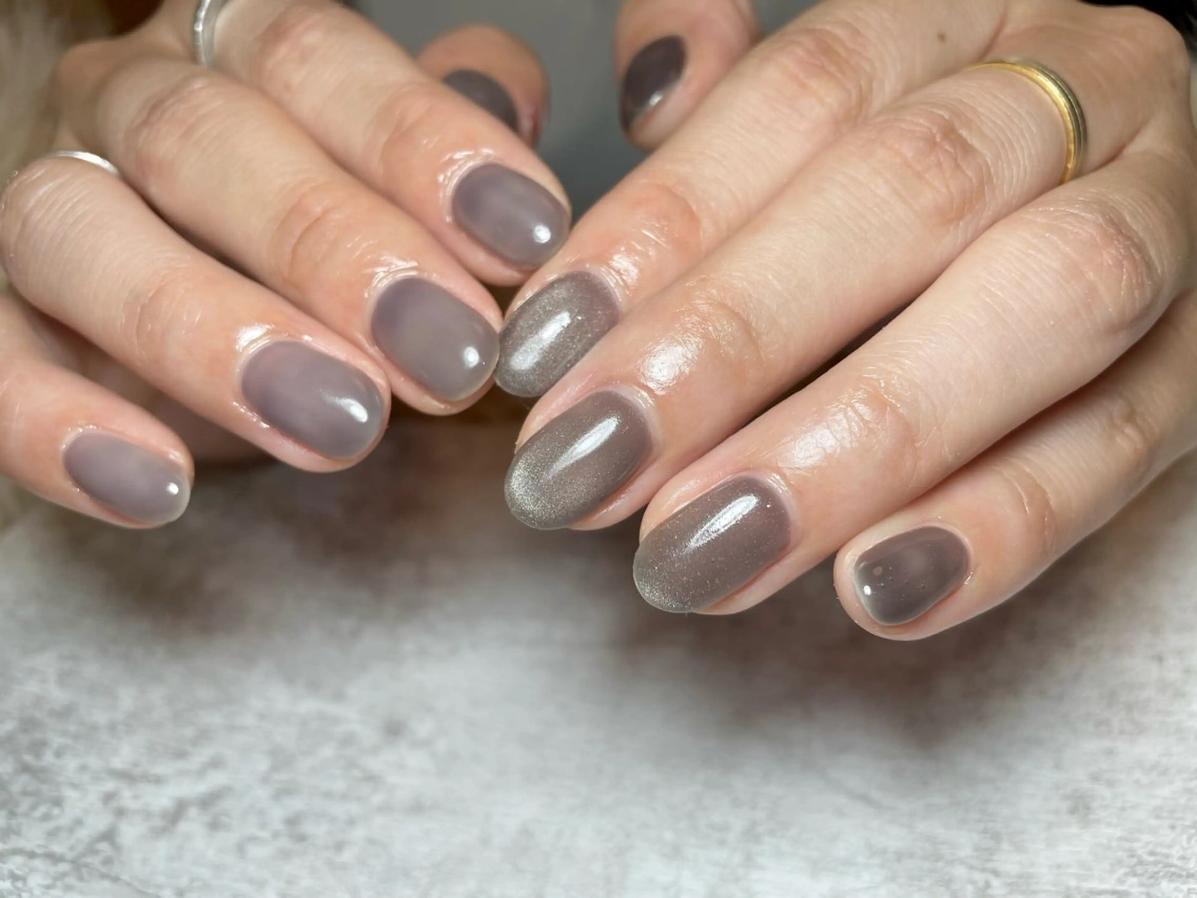 ネイル マグネットネイル 持ち込み ワンカラーネイル BEAUTY GARDEN 【nail salon unseul】所属・nana .のネイルデザイン
