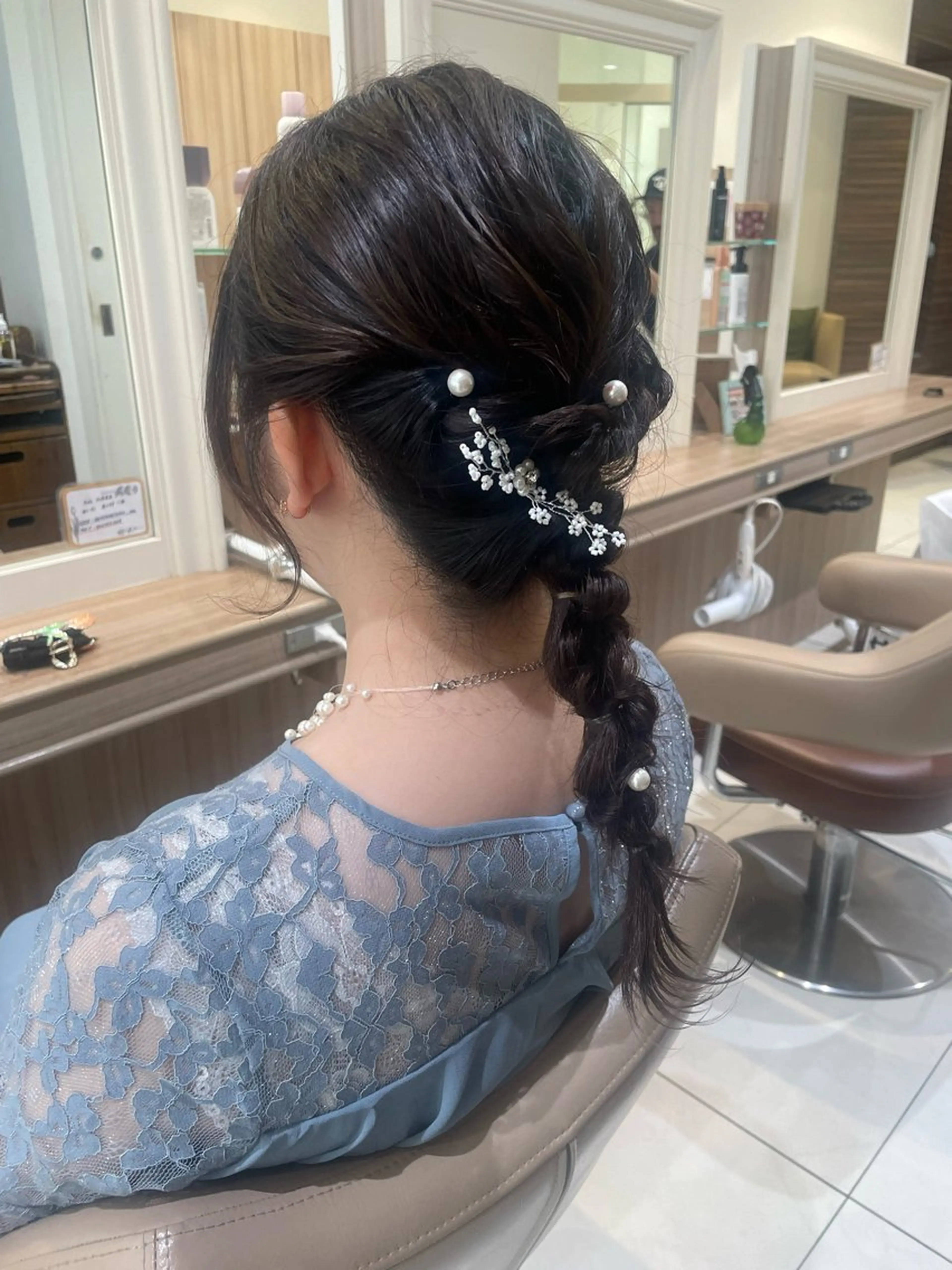ロング ヘアアレンジ ヘアセット 韓国ヘアメイク🎀/ 縮毛矯正✨山本媛香のヘアスタイル