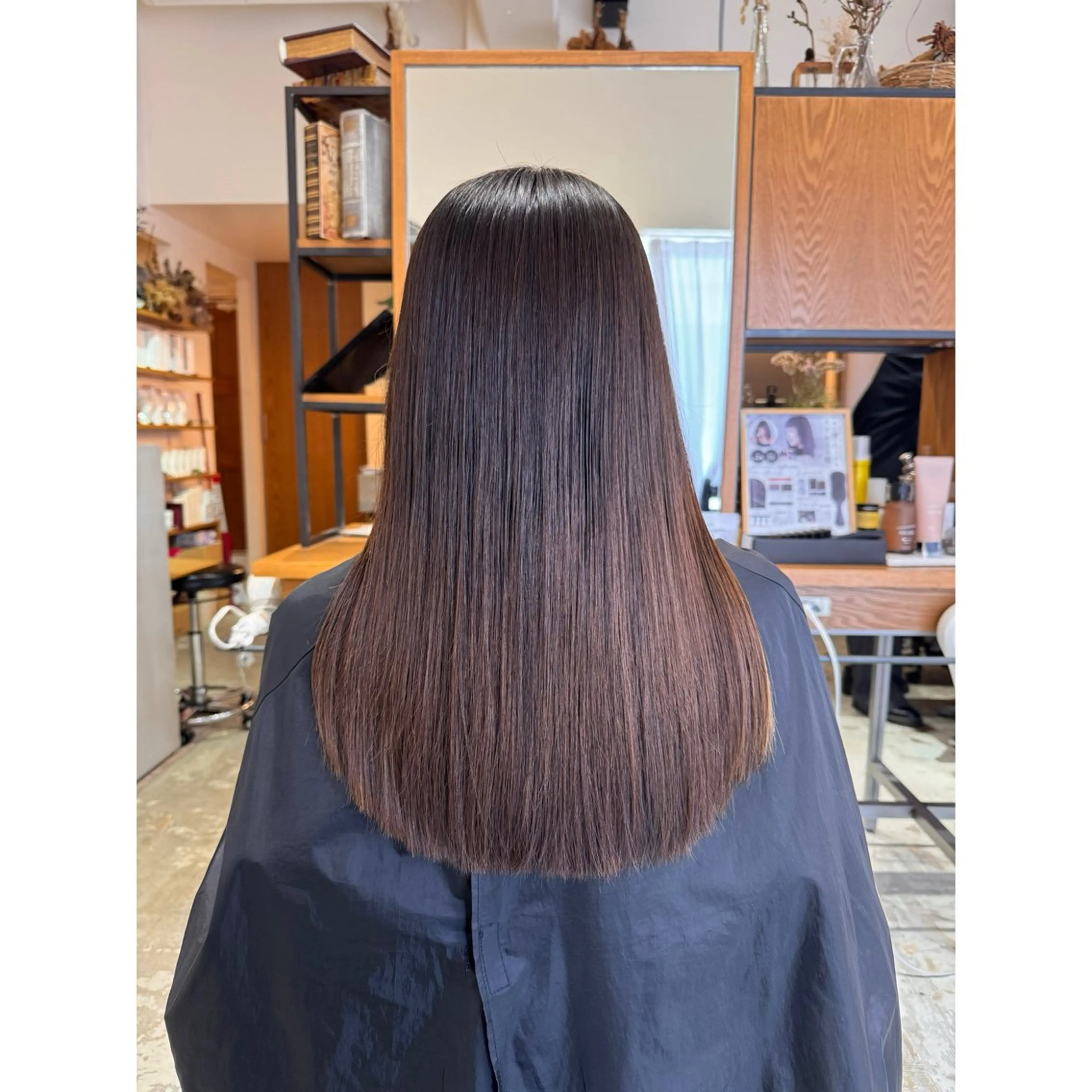 ロング 縮毛矯正 トリートメント 喜友名洸季 anoneのヘアスタイル