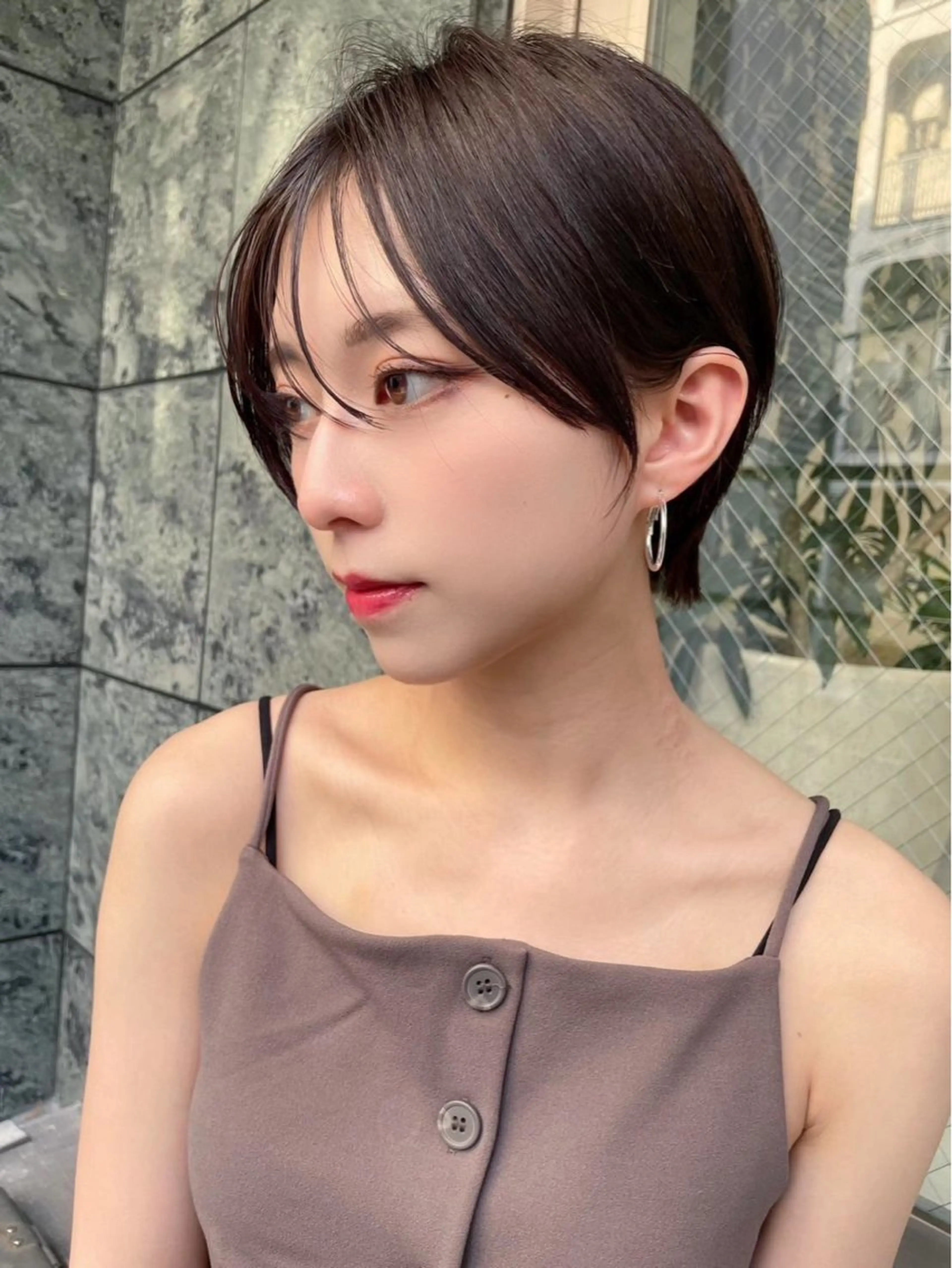 ショート 岡本雅也 ショートボブレイヤーのヘアスタイル