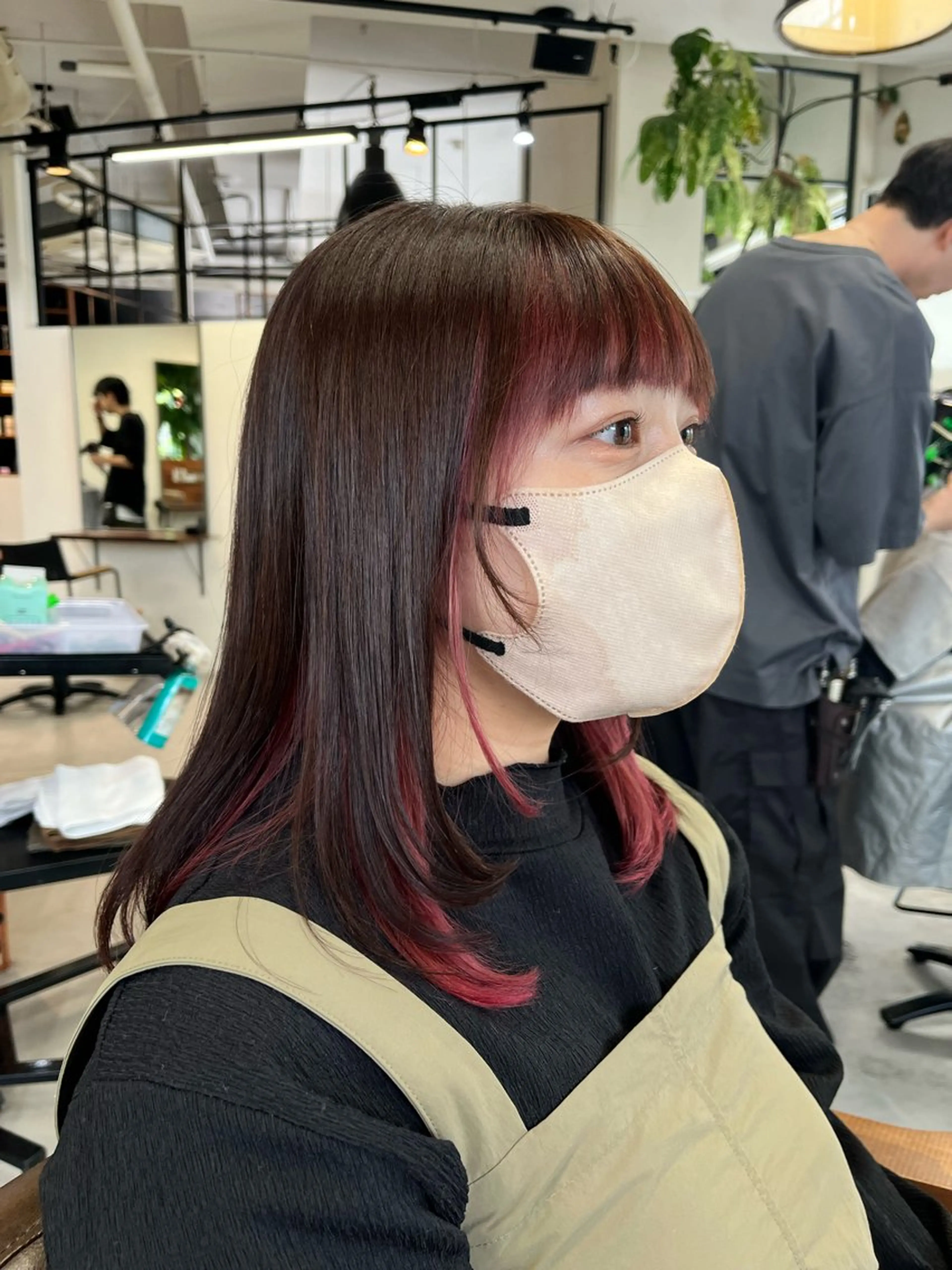 ミディアム カラー カット ヘアカラー hair circus所属・仁谷 隼のヘアスタイル