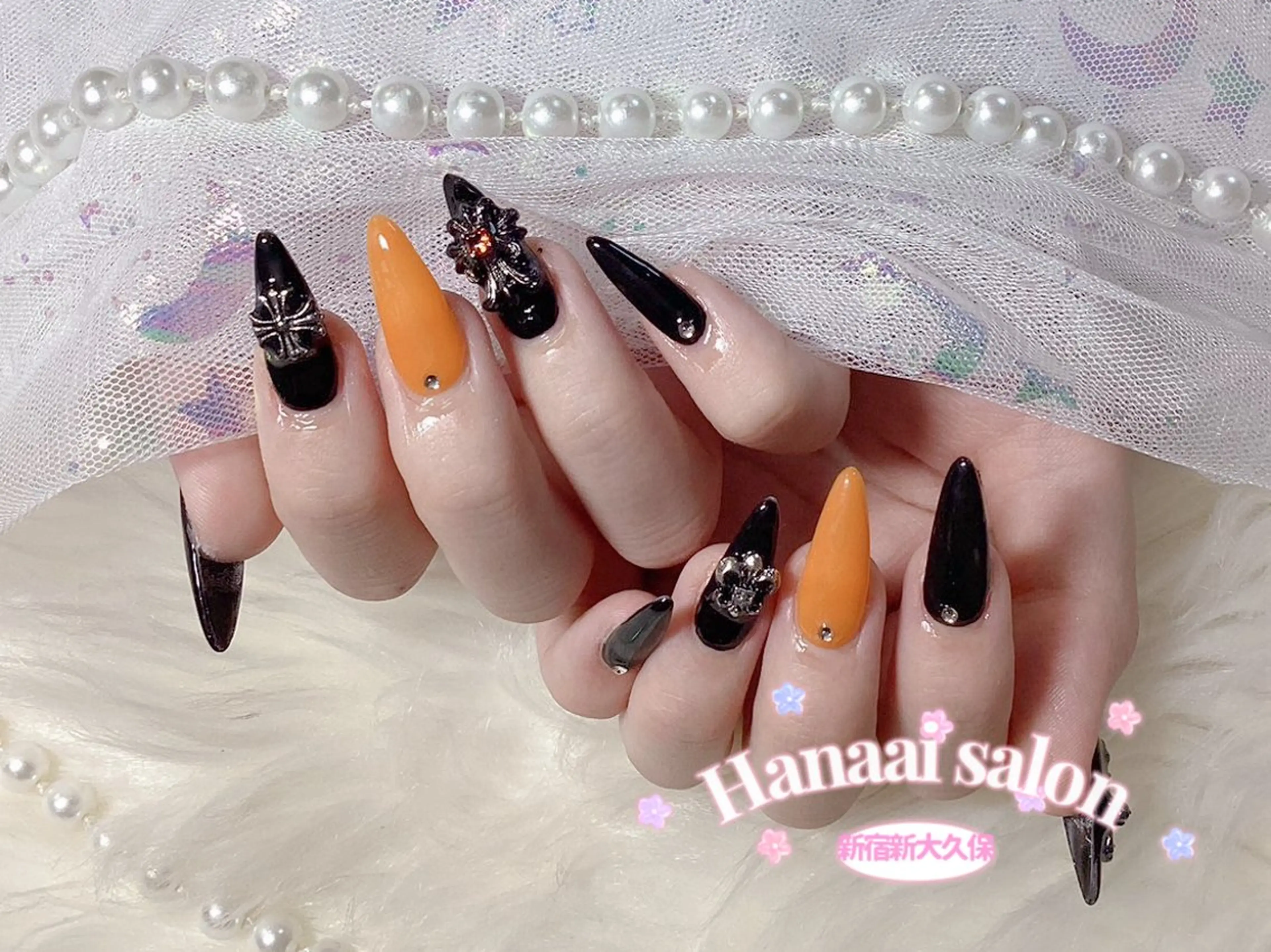 ネイル フットネイル Hanaai Salon新大久保店のネイルデザイン