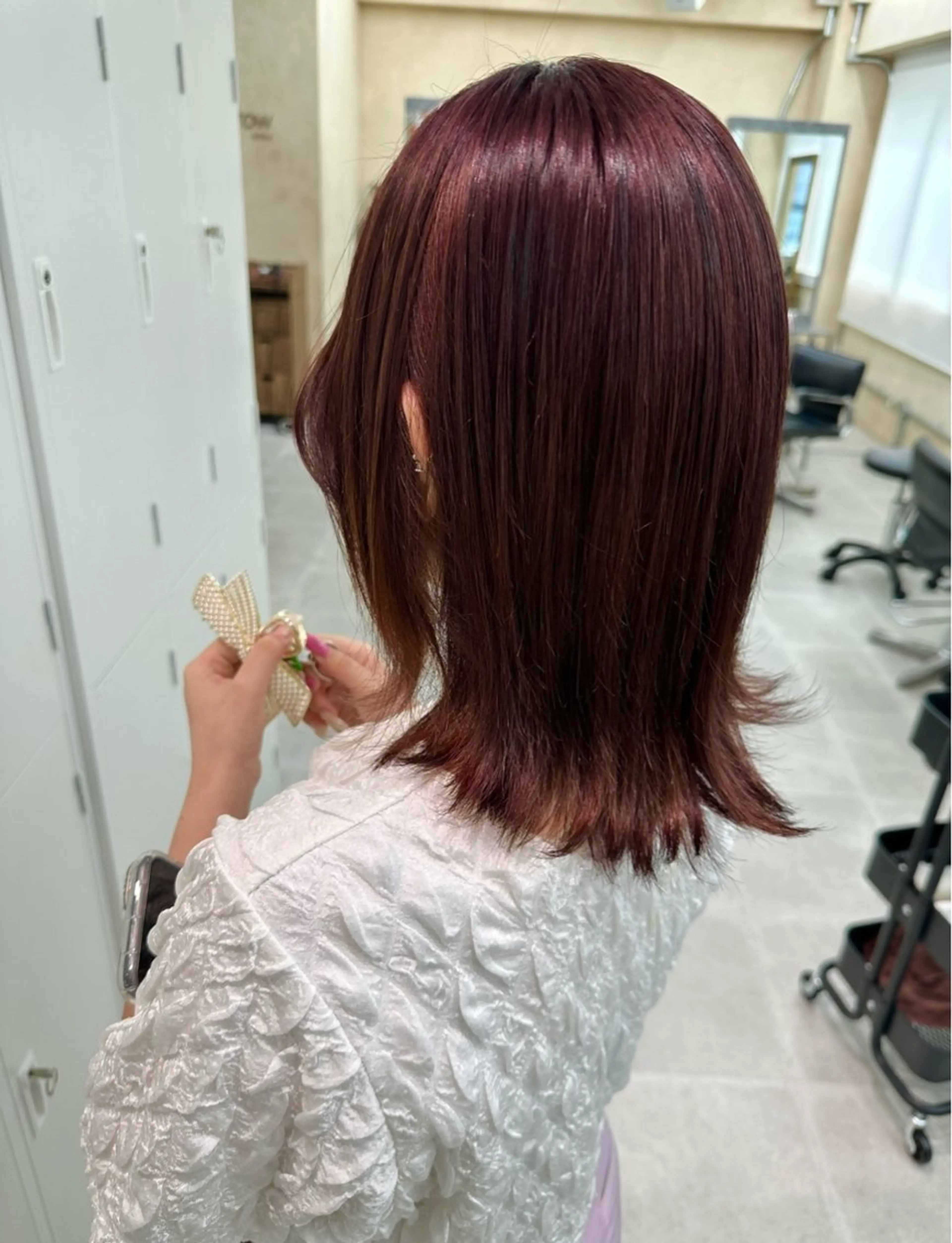 ミディアム カラー EIGHT kumagaya 熊谷店 【エイト】所属・🤍透明感カラー🤍 Moeのヘアスタイル