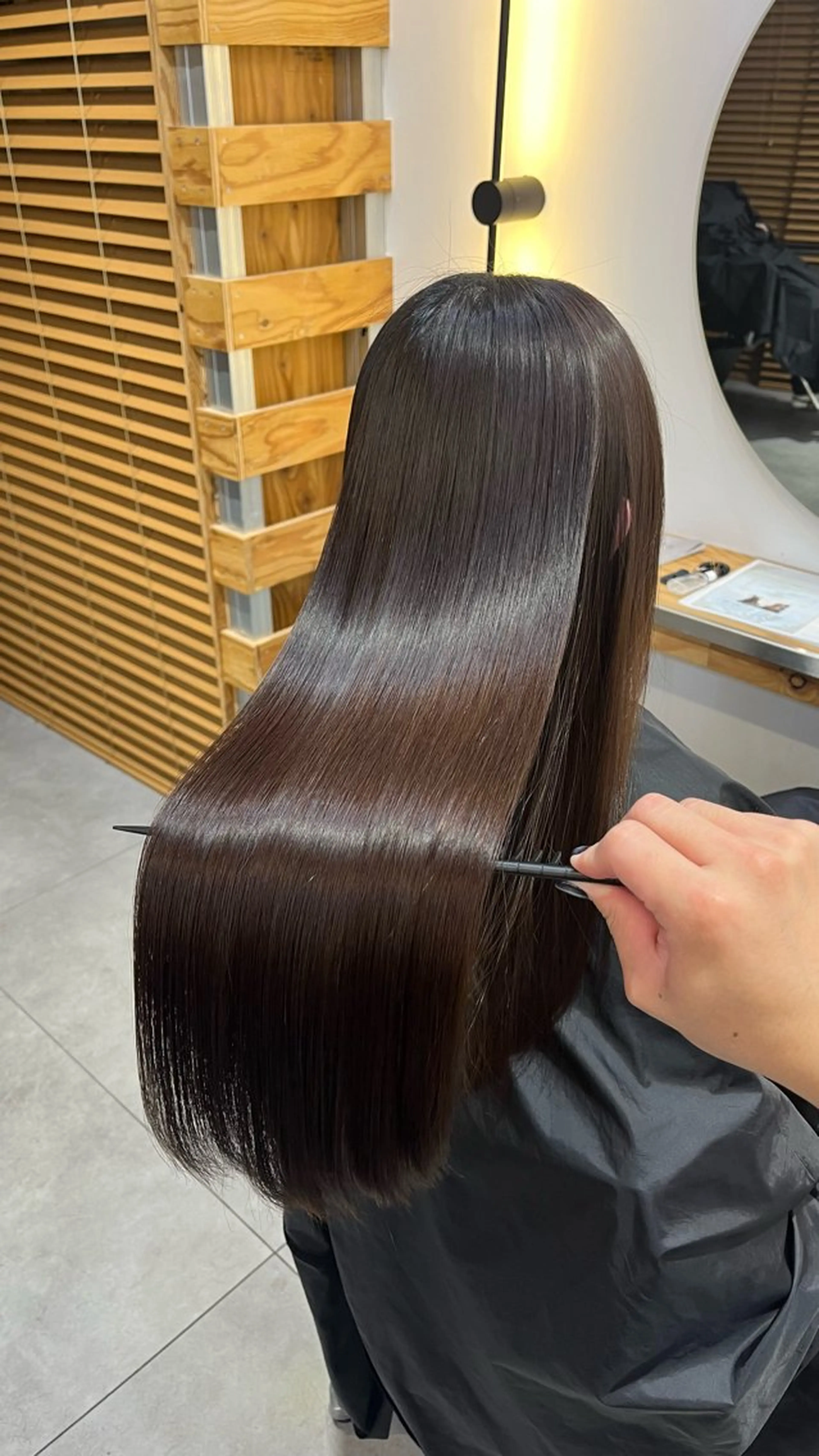 ロング 縮毛矯正 冨田 悠稀/ 髪質改善特化🫧のヘアスタイル