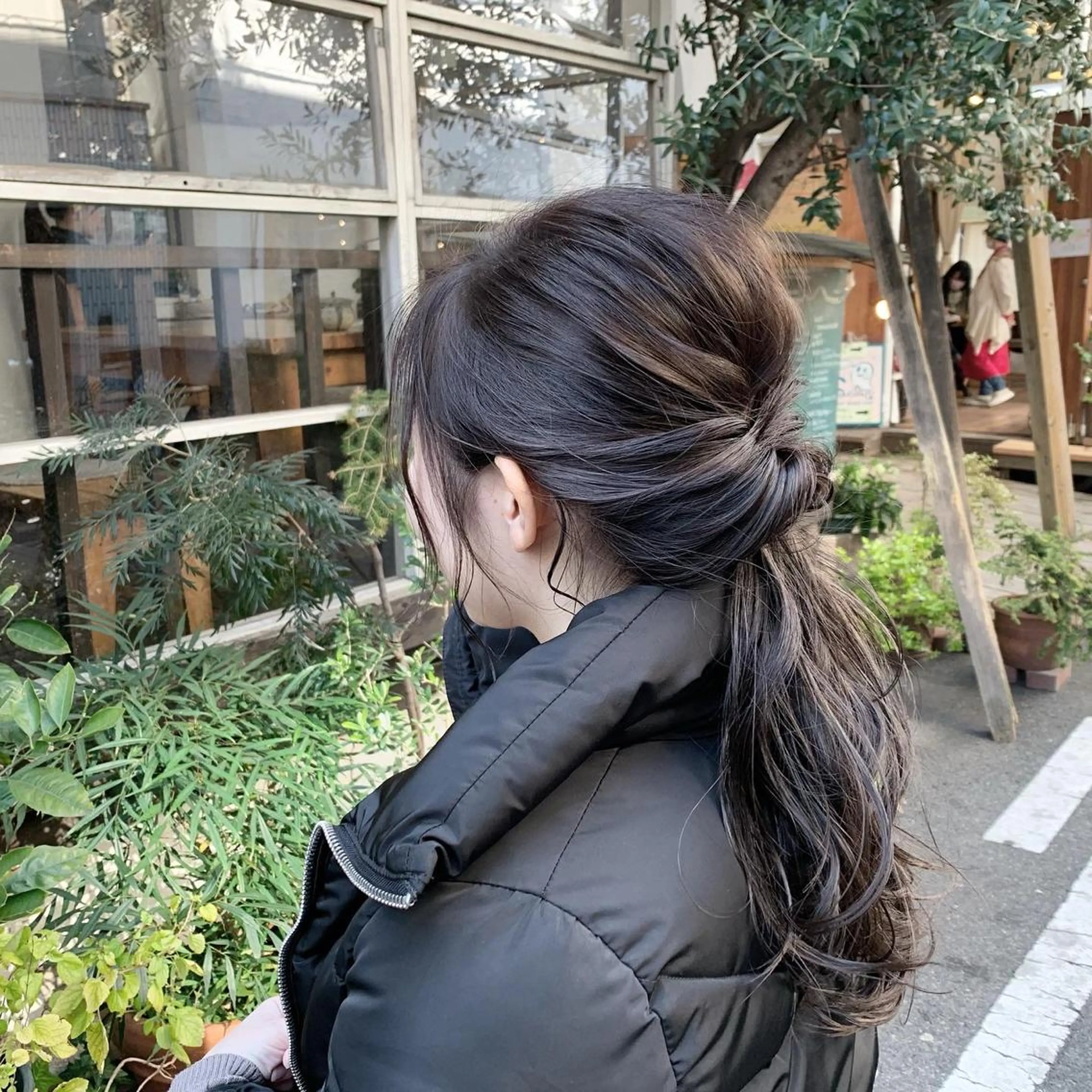 ロング カラー ヘアアレンジ カット ヘアカラー トリートメント LEB所属・下河 宗太のヘアスタイル