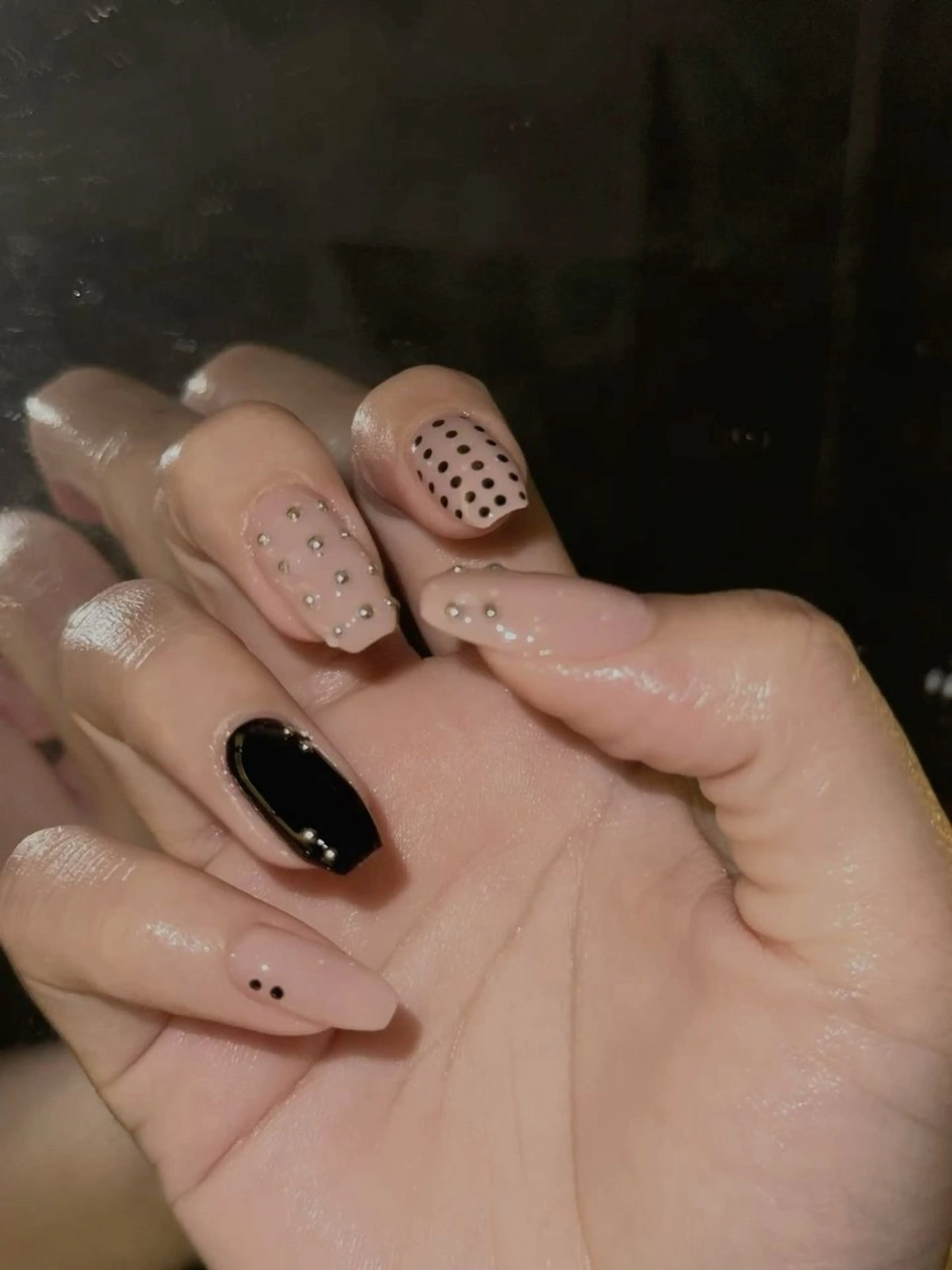 ネイル 韓国ネイル 持ち込み ニュアンスネイル ネイルチップ ハンドネイル JENNY ANA.CHUOのネイルデザイン