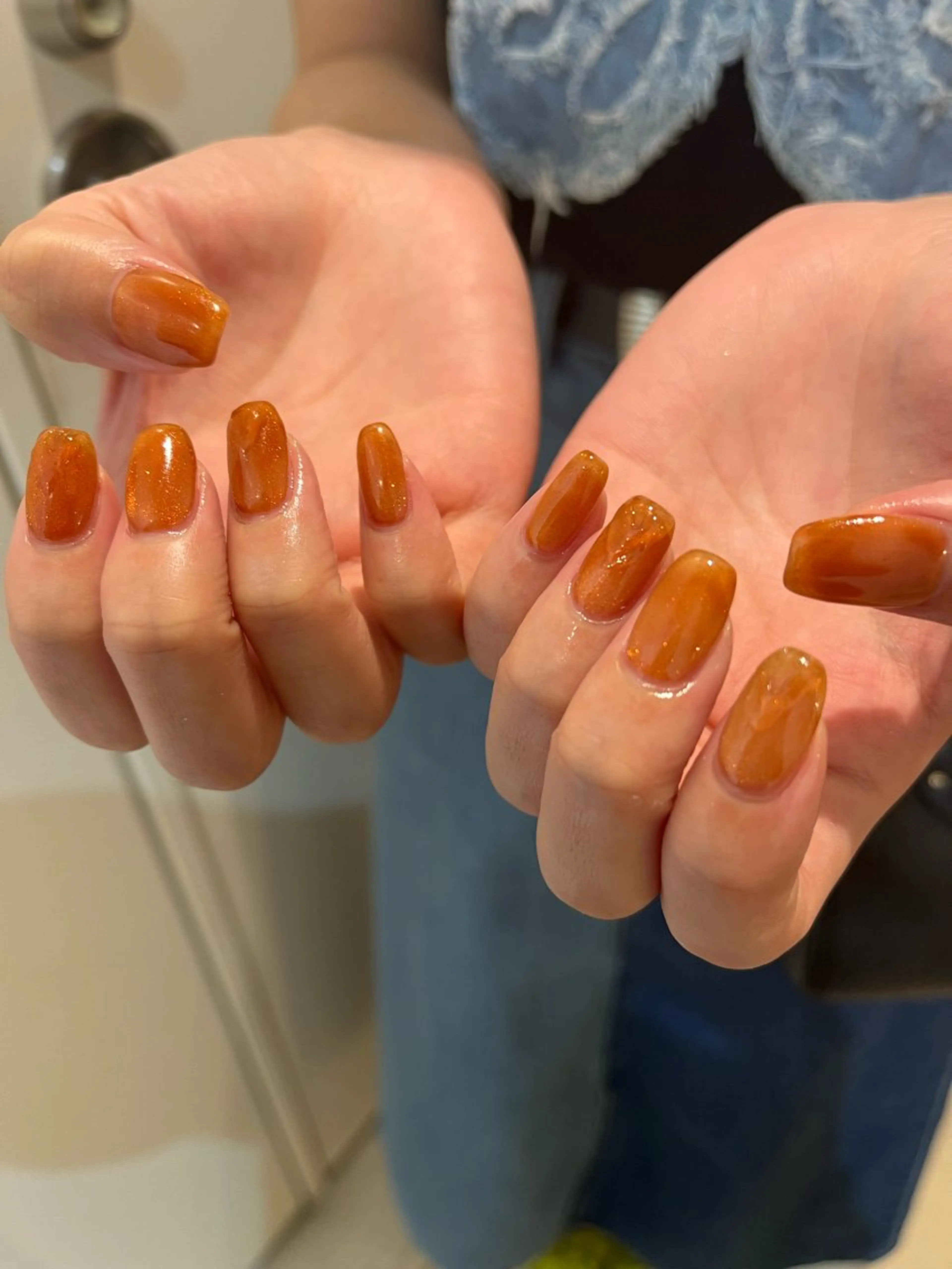 ネイル マグネットネイル ハンドネイル Momone ／渋谷／パラジェルのネイルデザイン