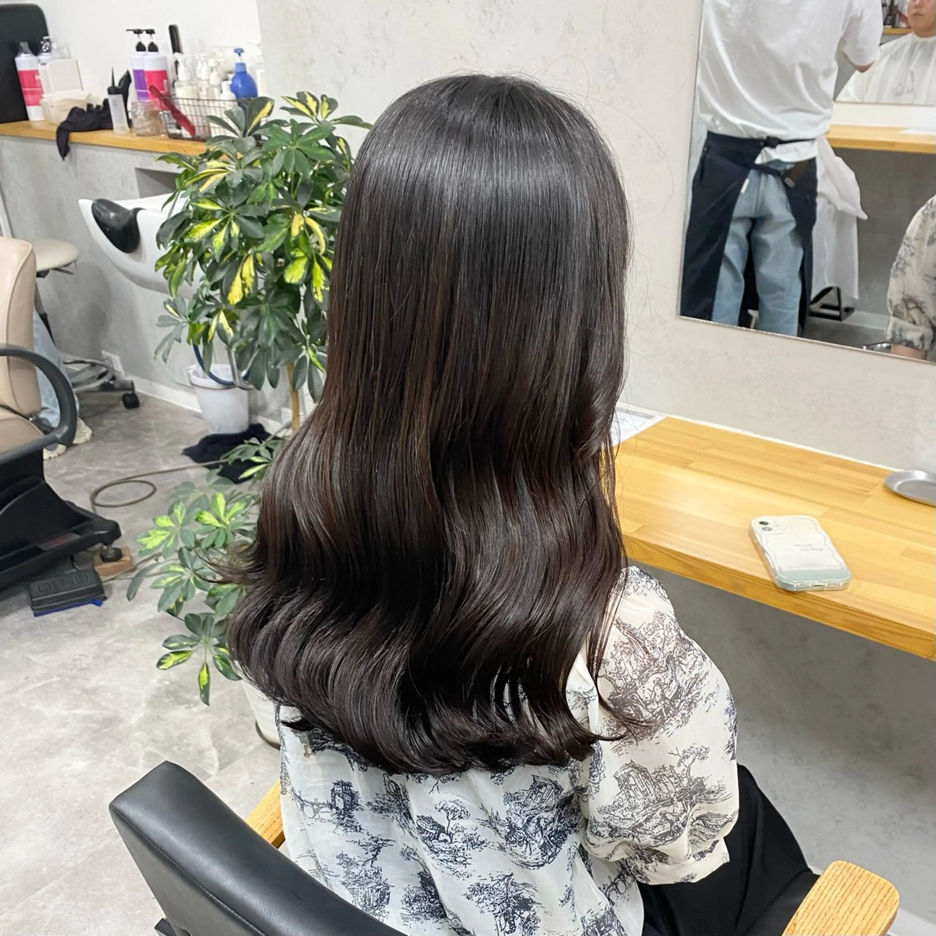 セミロング カット ヘアカラー トリートメント 髙橋建太/ ニュアンスパーマ✂️のヘアスタイル