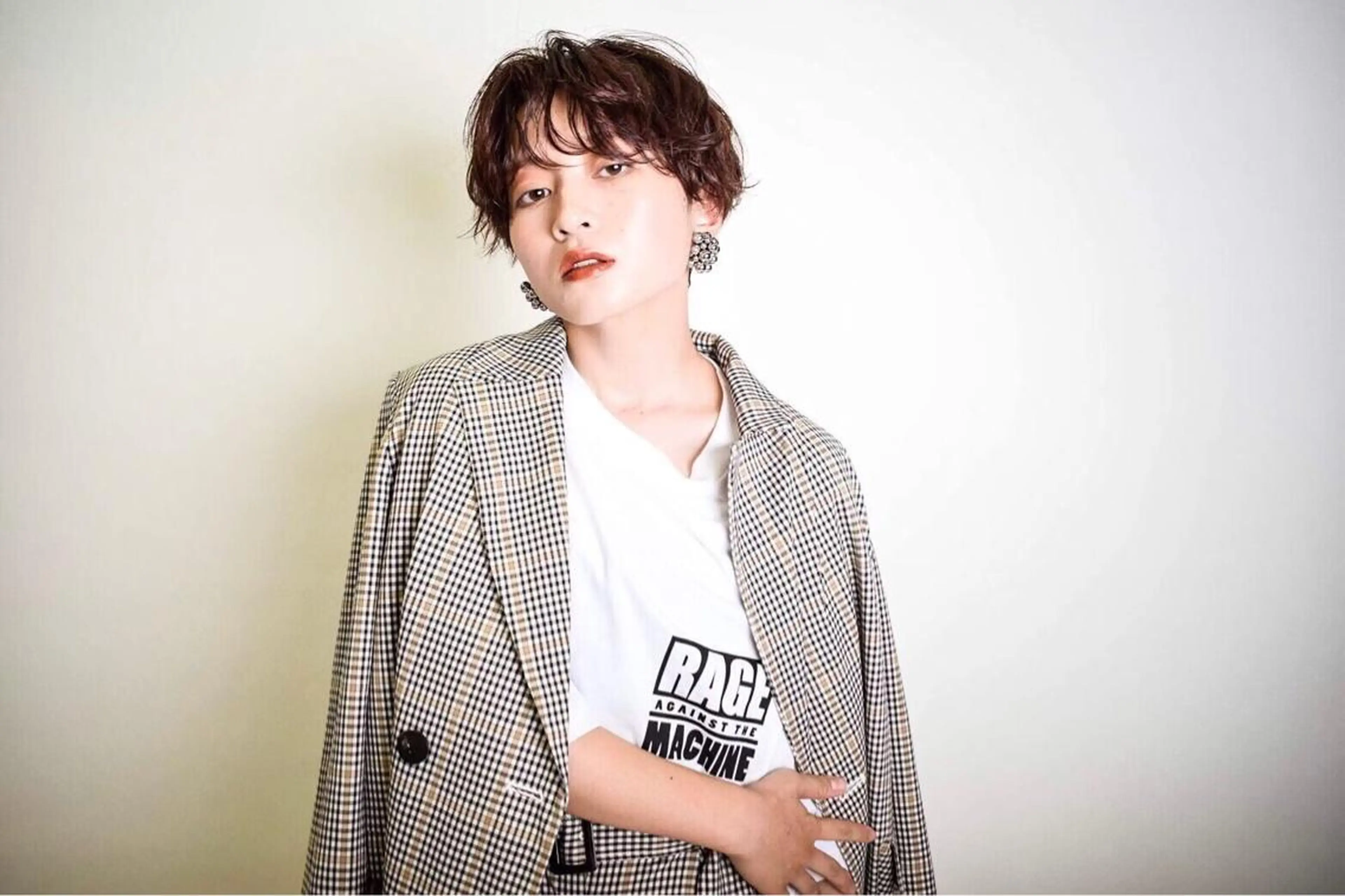 ミディアム カラー パーマ ヘアアレンジ メンズ キッズ ネイル マツエク・マツパ カット ヘアカラー MODEK's西宮店 マネージャー神道有基のヘアスタイル