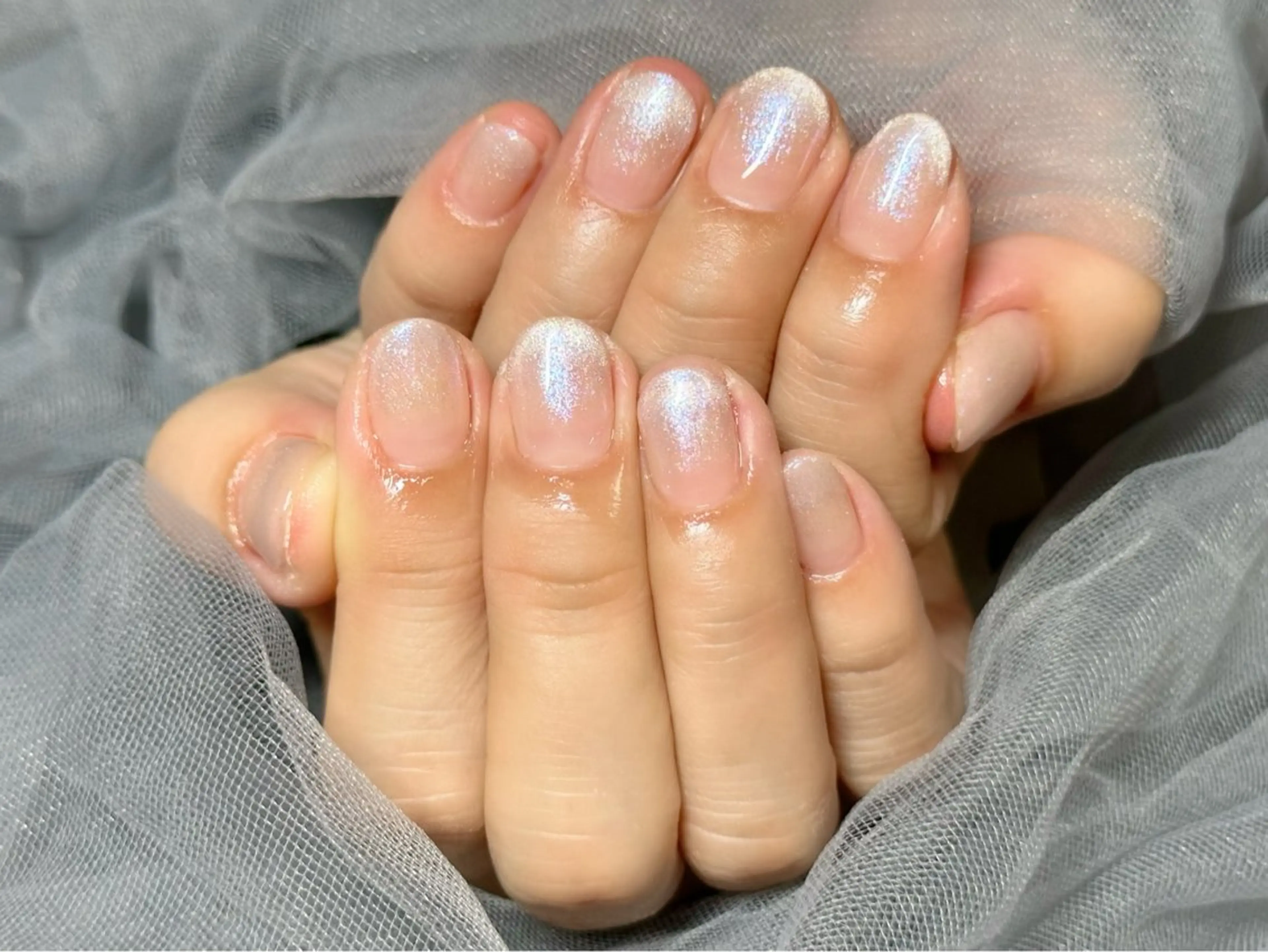 ネイル オーロラネイル グラデーション マグネットネイル ハンドネイル KURELLY所属・Nail Salon KURELLYのネイルデザイン