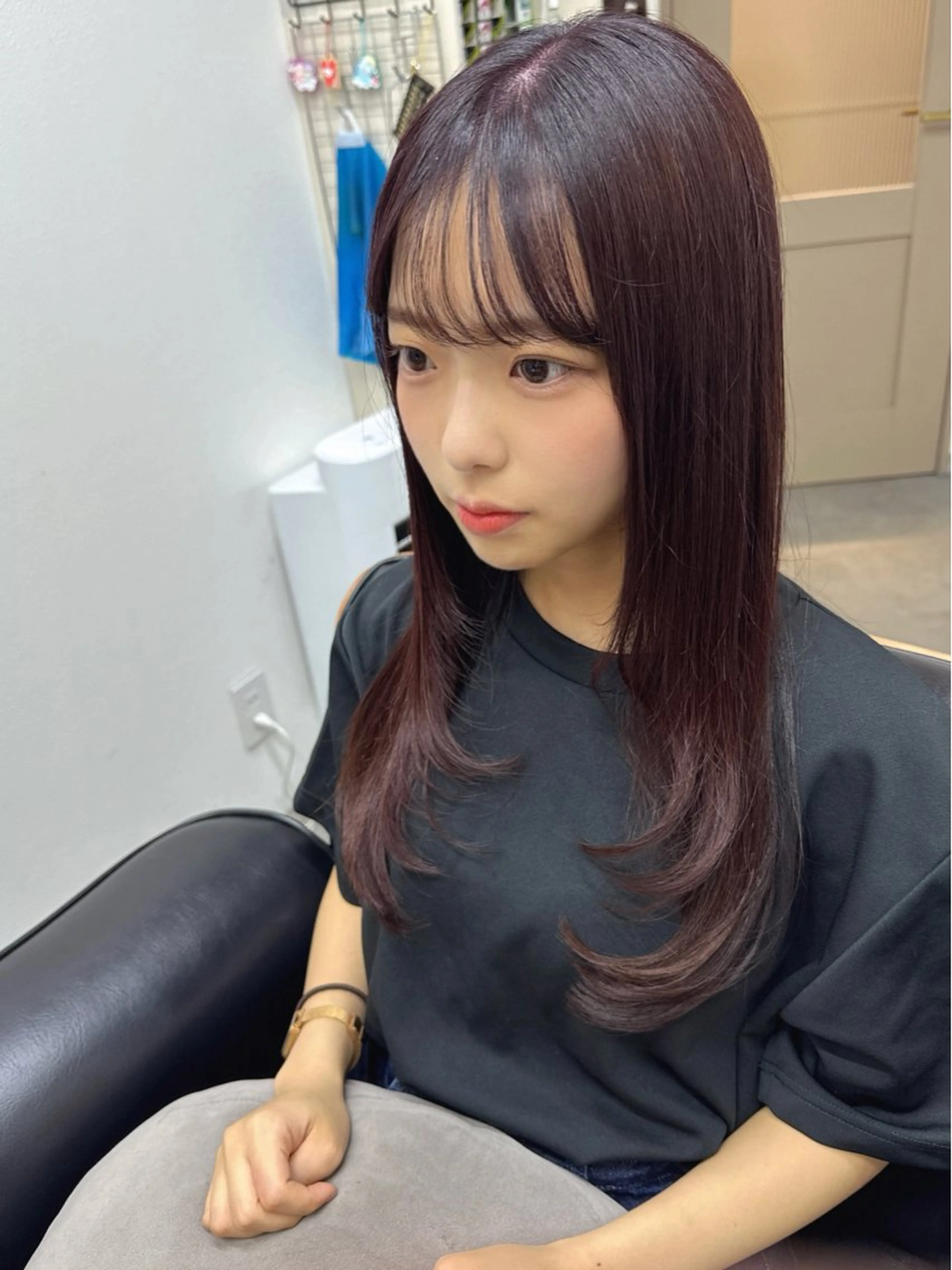 ロング カラー アディクシーカラー イルミナカラー クオルシアカラー 髪質改善 韓国風ヘア カット ヘアカラー トリートメント The Apartment of Solon 船橋 2nd所属・高橋潤⚜️NEO 髪質改善/縮毛矯正のヘアスタイル