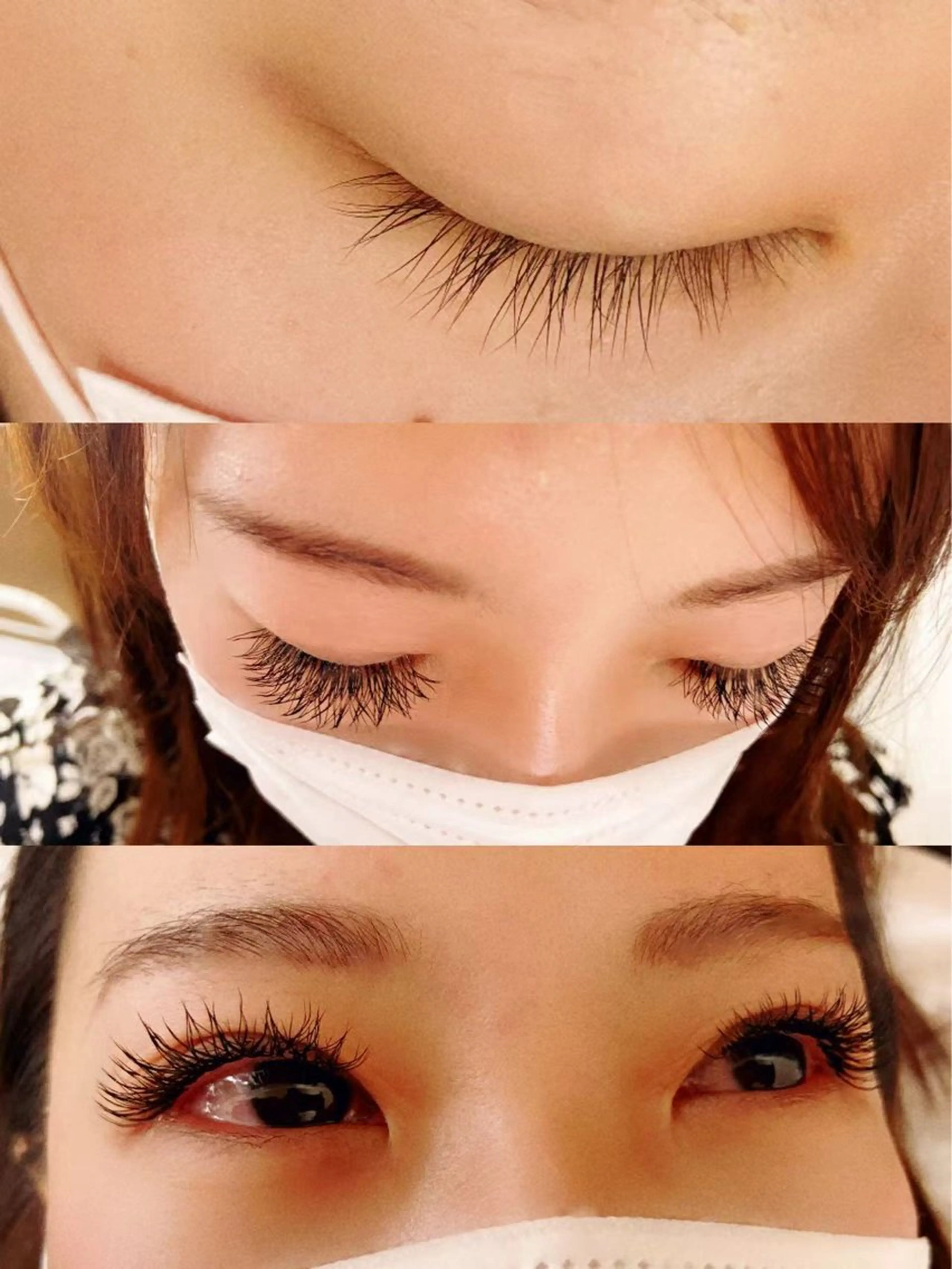 マツエク・マツパ マツエク EYE Bright eyelash(アイブライト)所属・静 かのマツエク・マツパデザイン