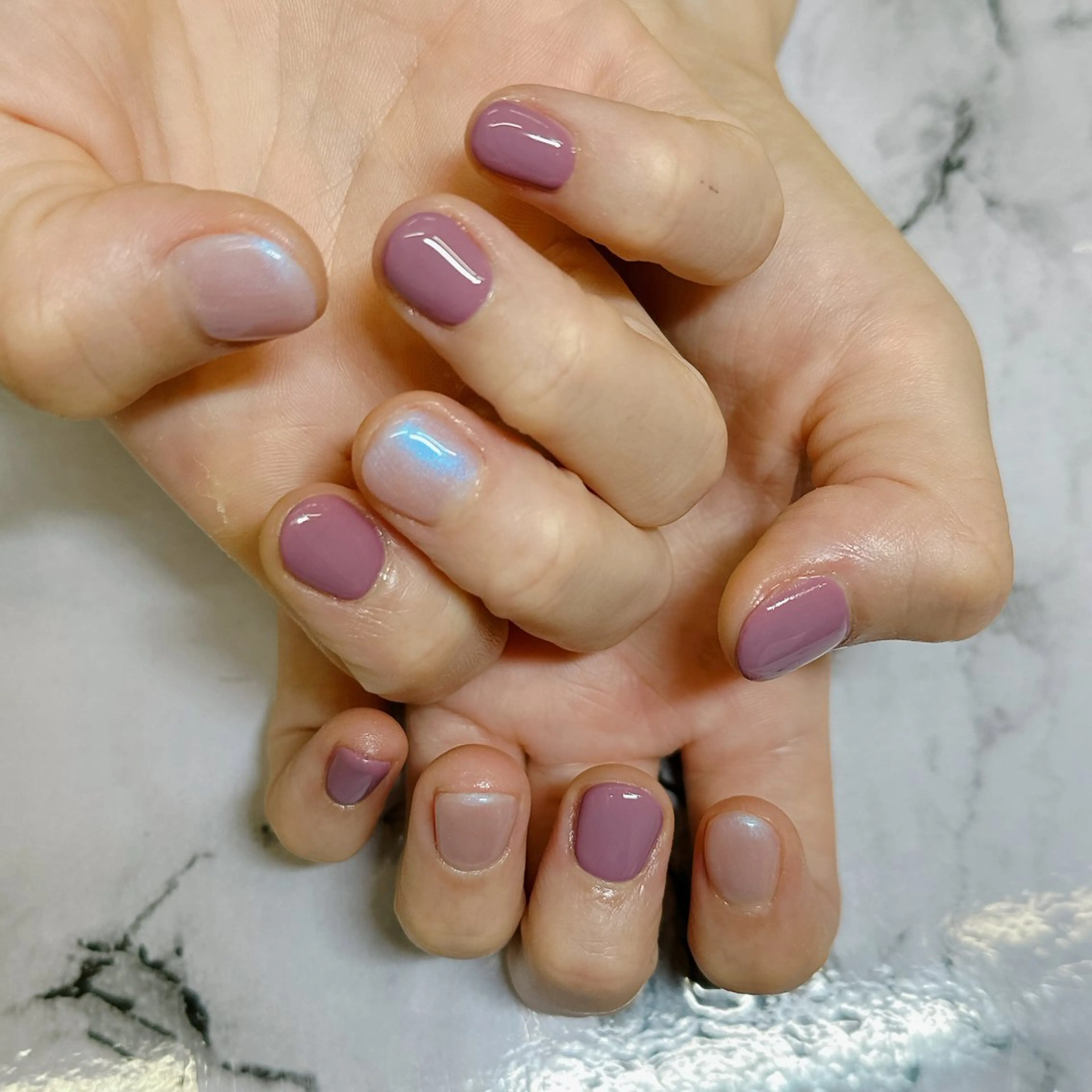 ネイル ハンドネイル Alushe平井店 🔅アイ🔅のネイルデザイン