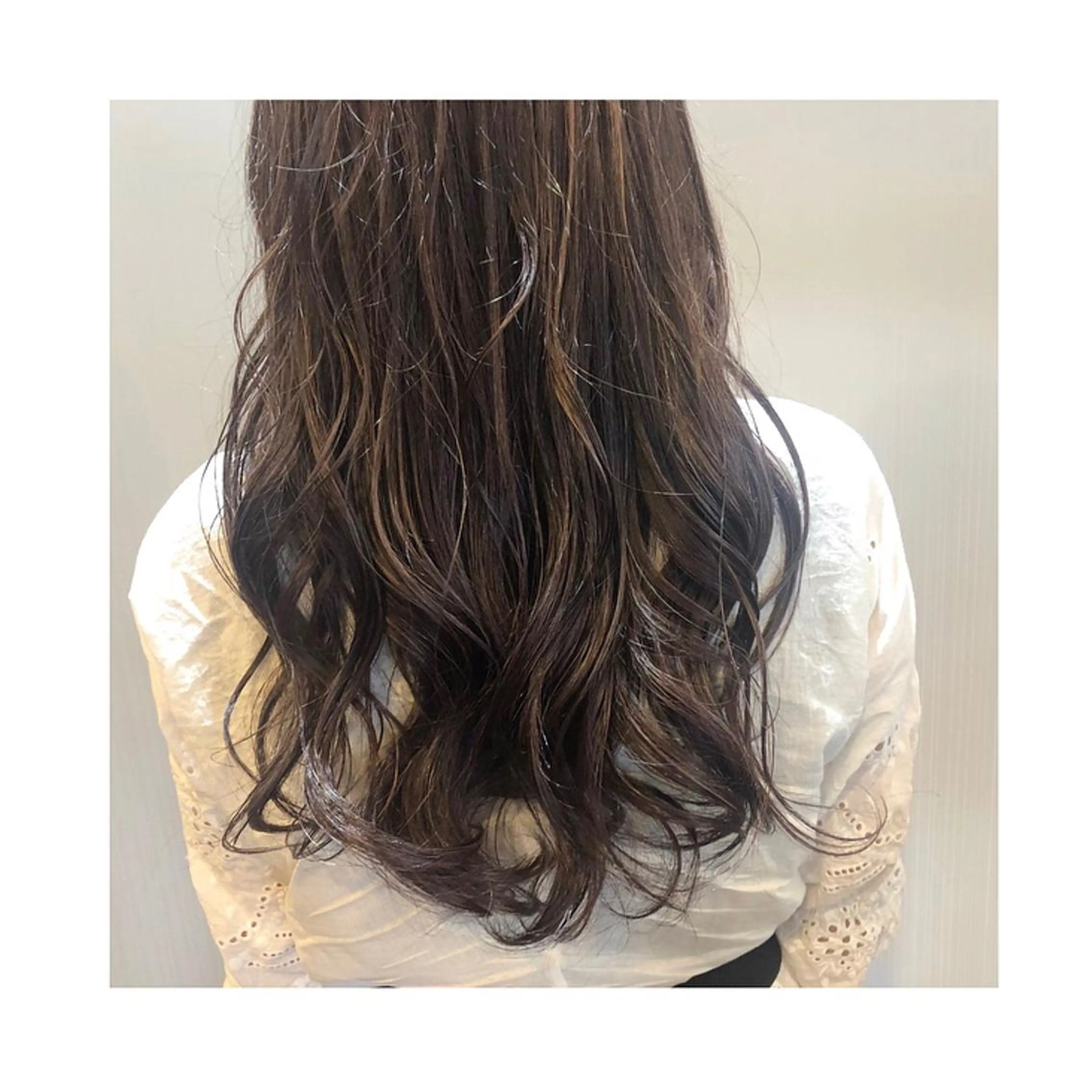 ロング ハイライト ❁⃘ ち だ り さ ❁⃘のヘアスタイル