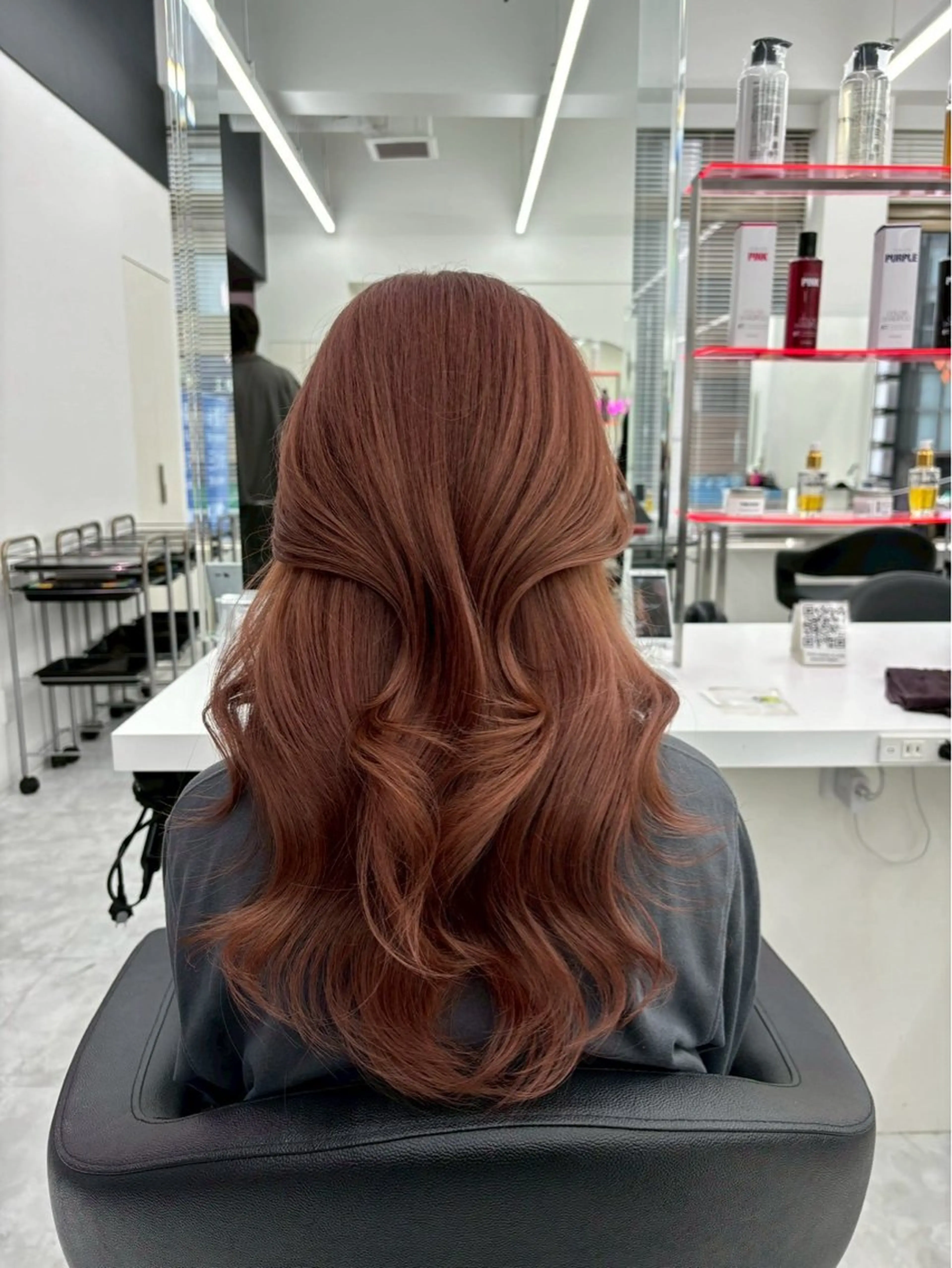 ロング カラー トレンドカラー🩵 羽衣🎀横浜🪄ྀིのヘアスタイル