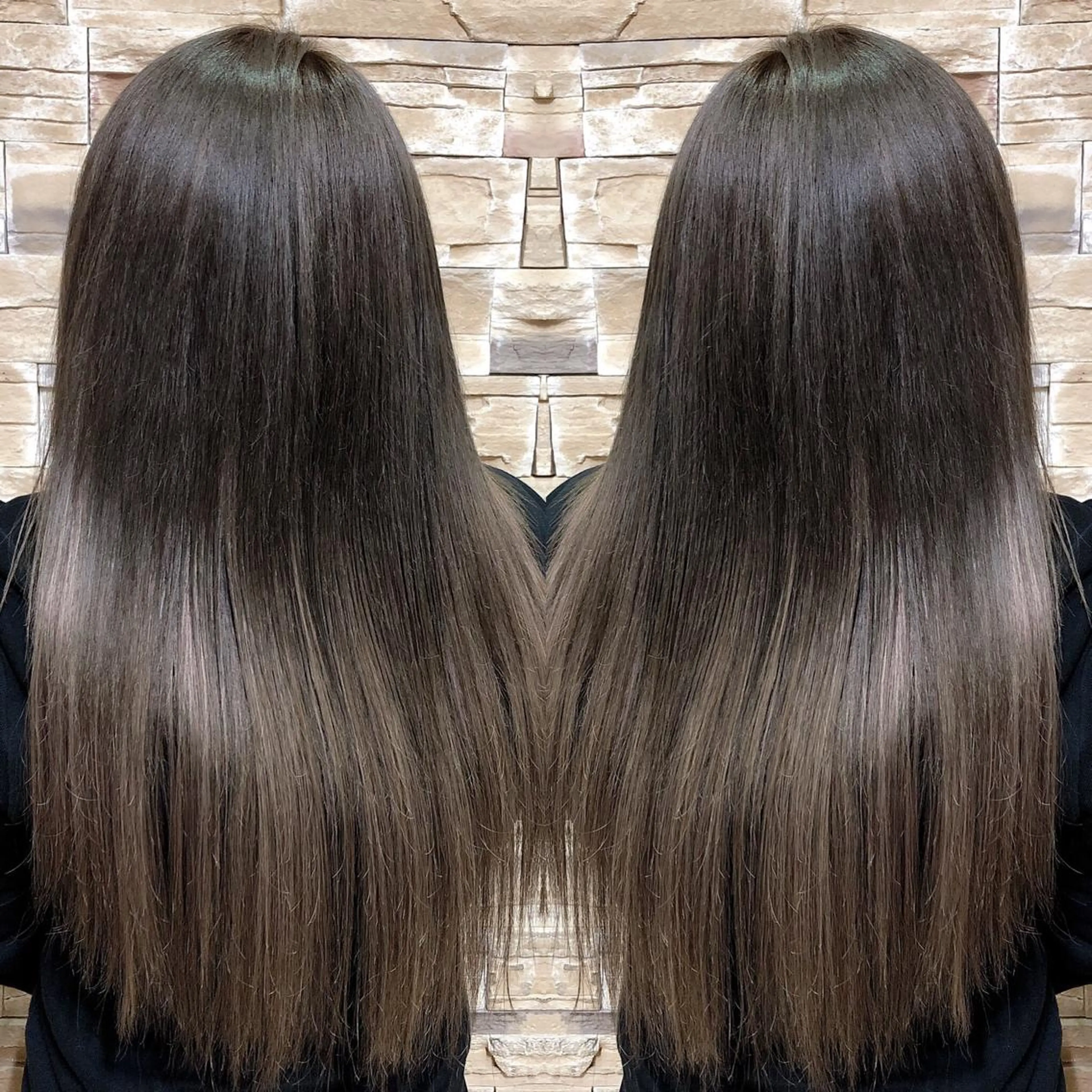 ロング カラー kr2s アメ村のヘアスタイル