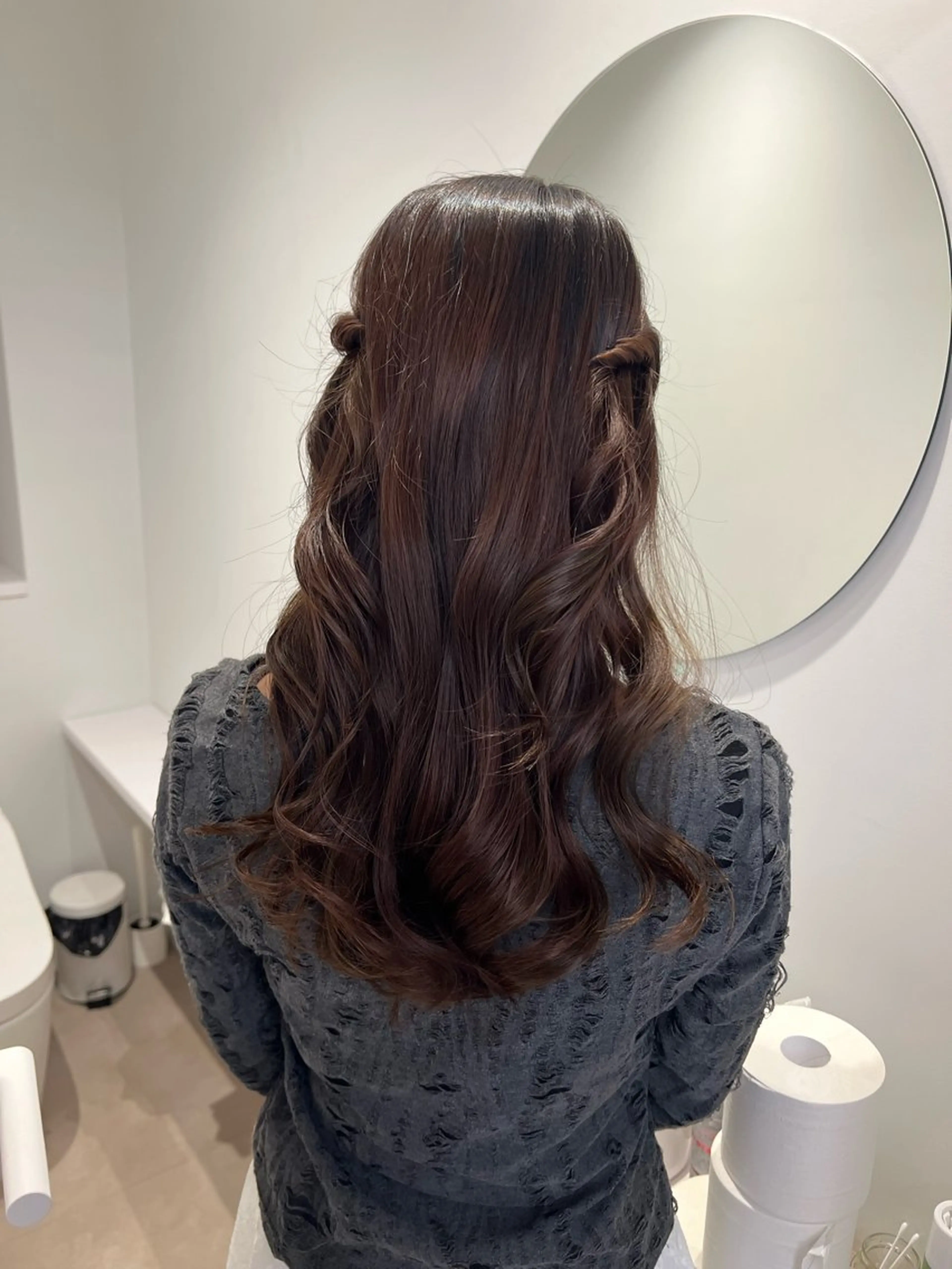 ヘアアレンジ ヘアセット アレンジ/ブラウン カラー HARU🕯のヘアスタイル