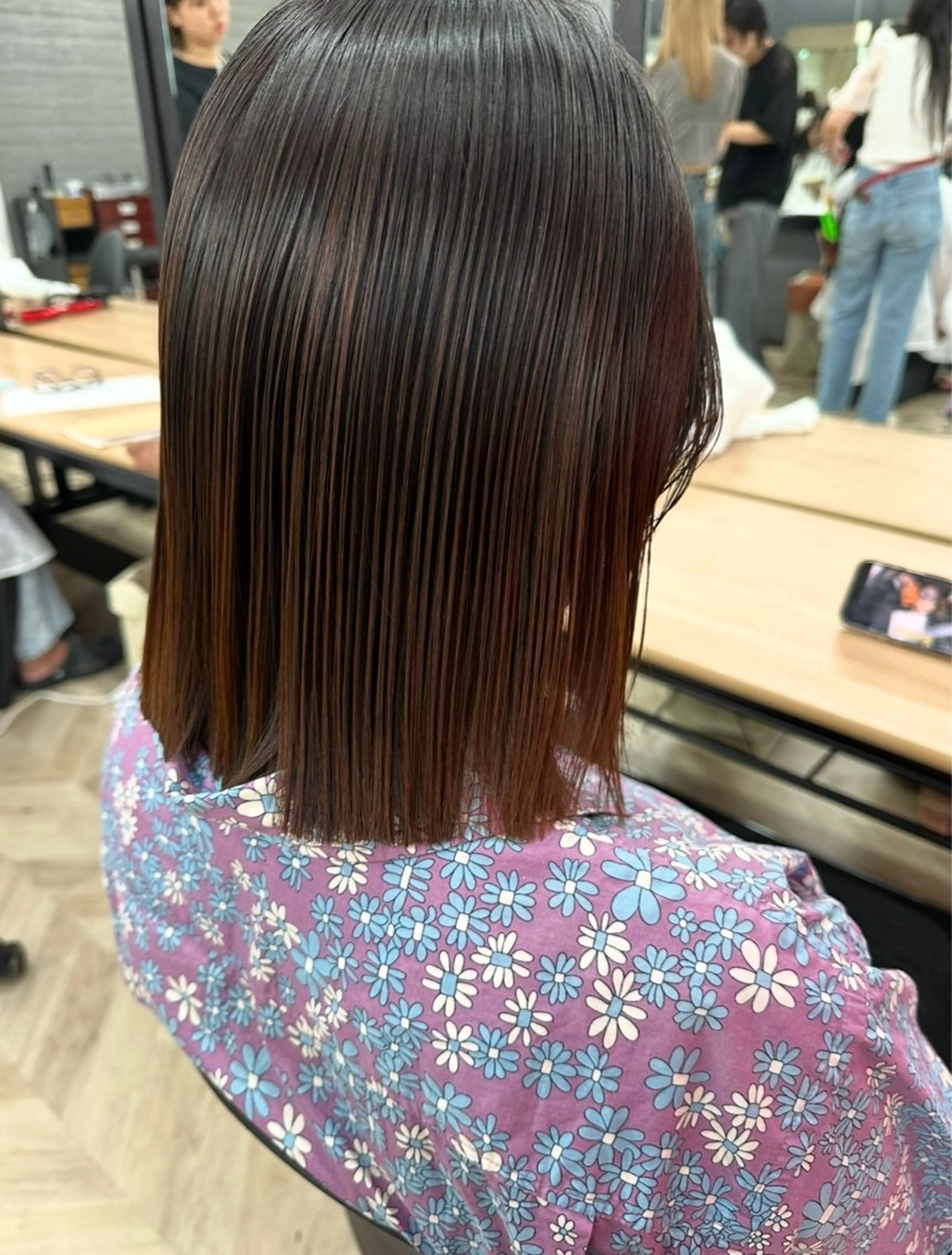 ミディアム カット ヘアカラー トリートメント Nagito/メンズ /梅田/艶カラーのヘアスタイル