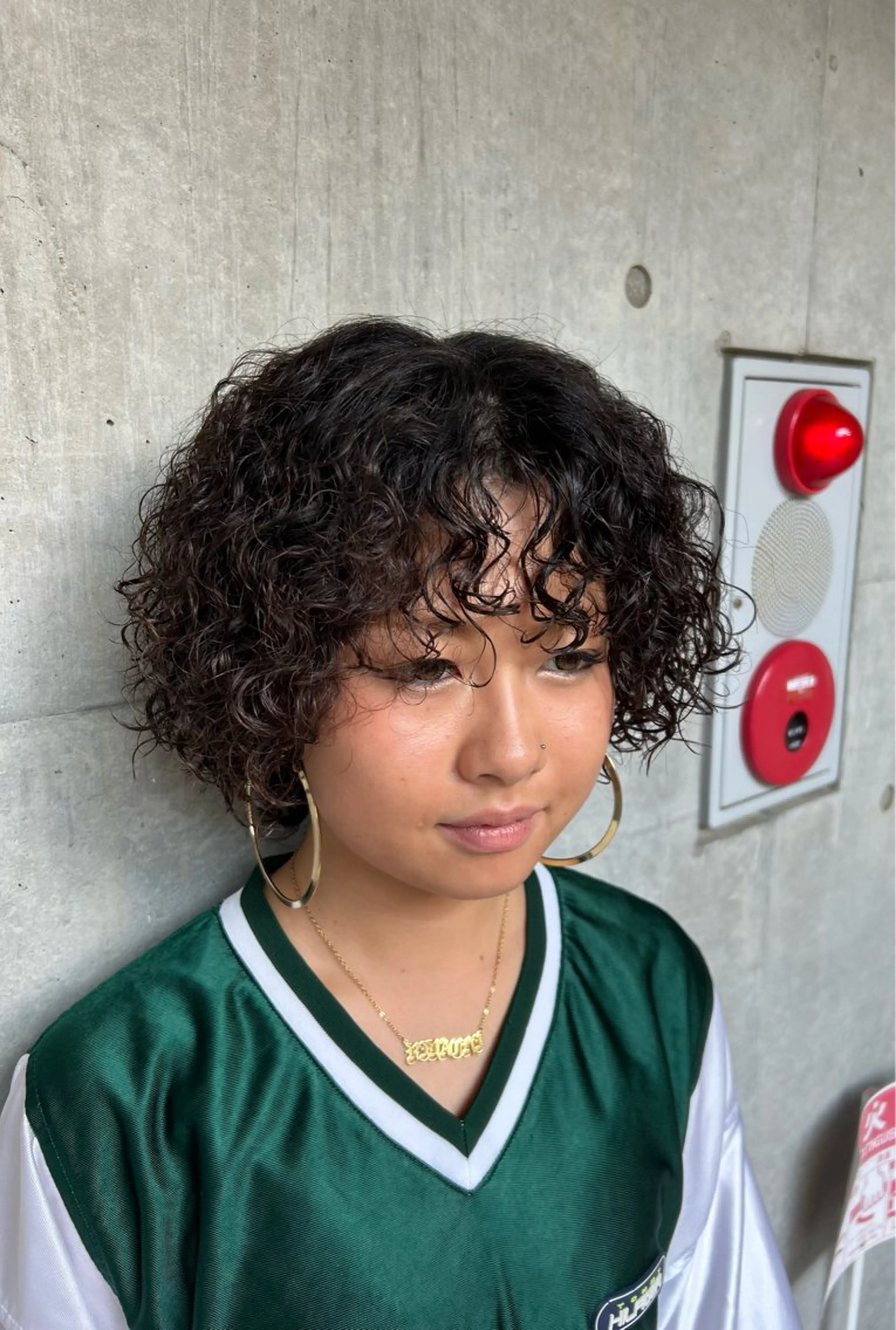ミディアム 濱田 春瑠のヘアスタイル