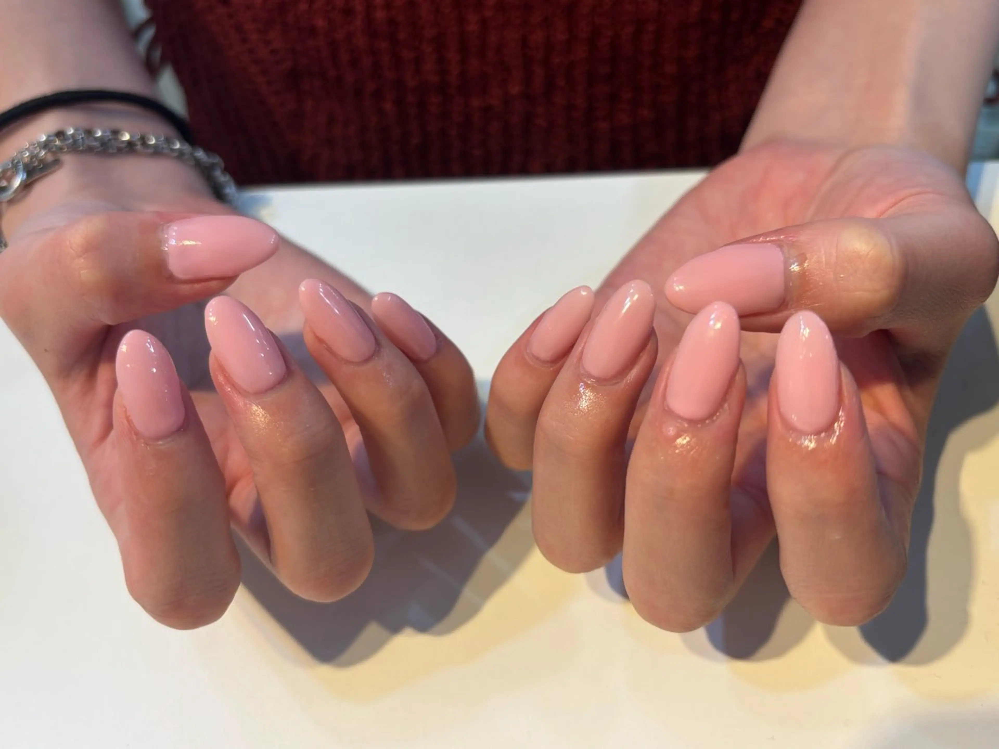 ネイル ワンカラーネイル Mellow【メロー】by Cherie la mer  新宿店 パラジェル取扱/フィルイン無料所属・海老澤 萌のネイルデザイン