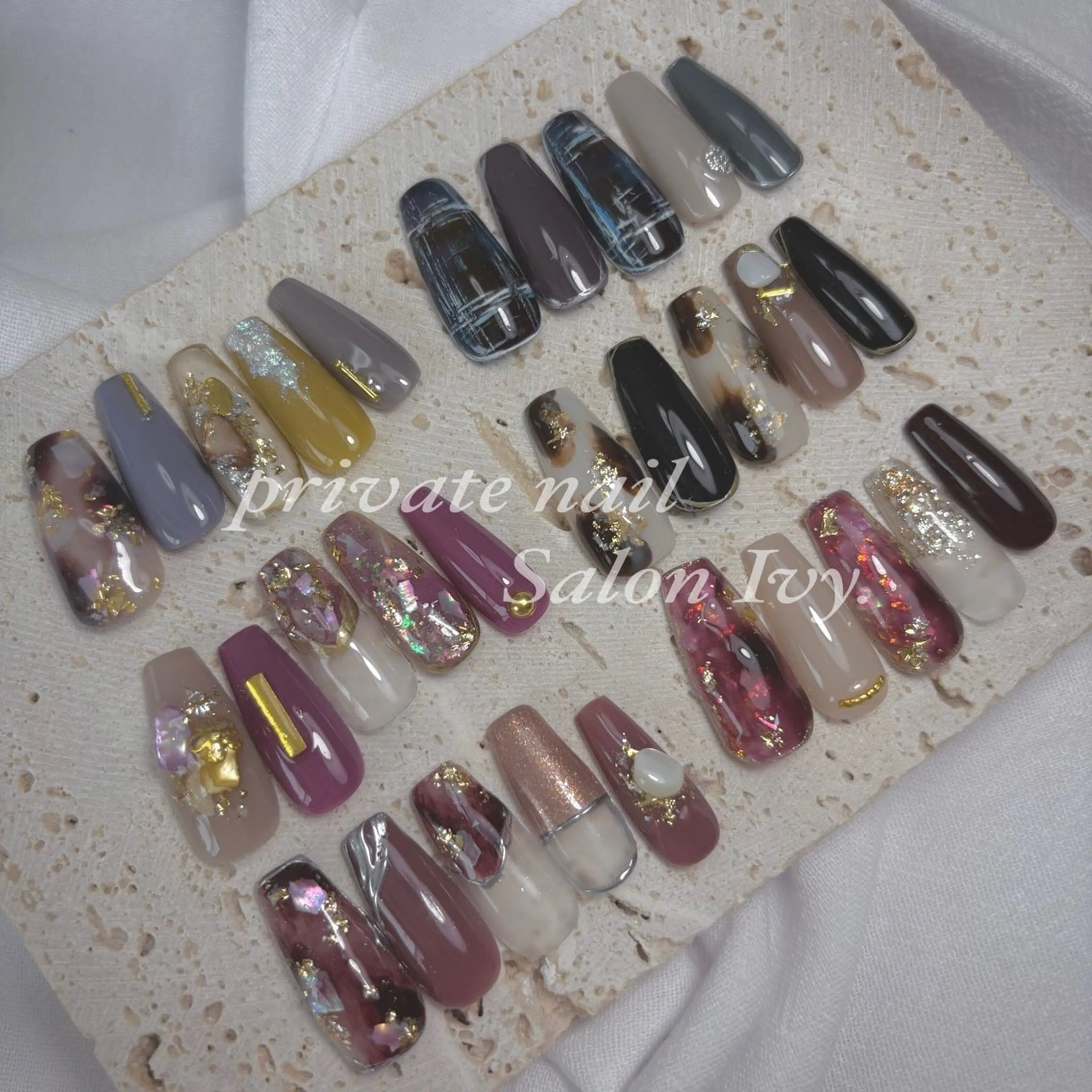 【ハンドジェルオフウォーターケア込み】サンプルデザインアートコース10本の写真