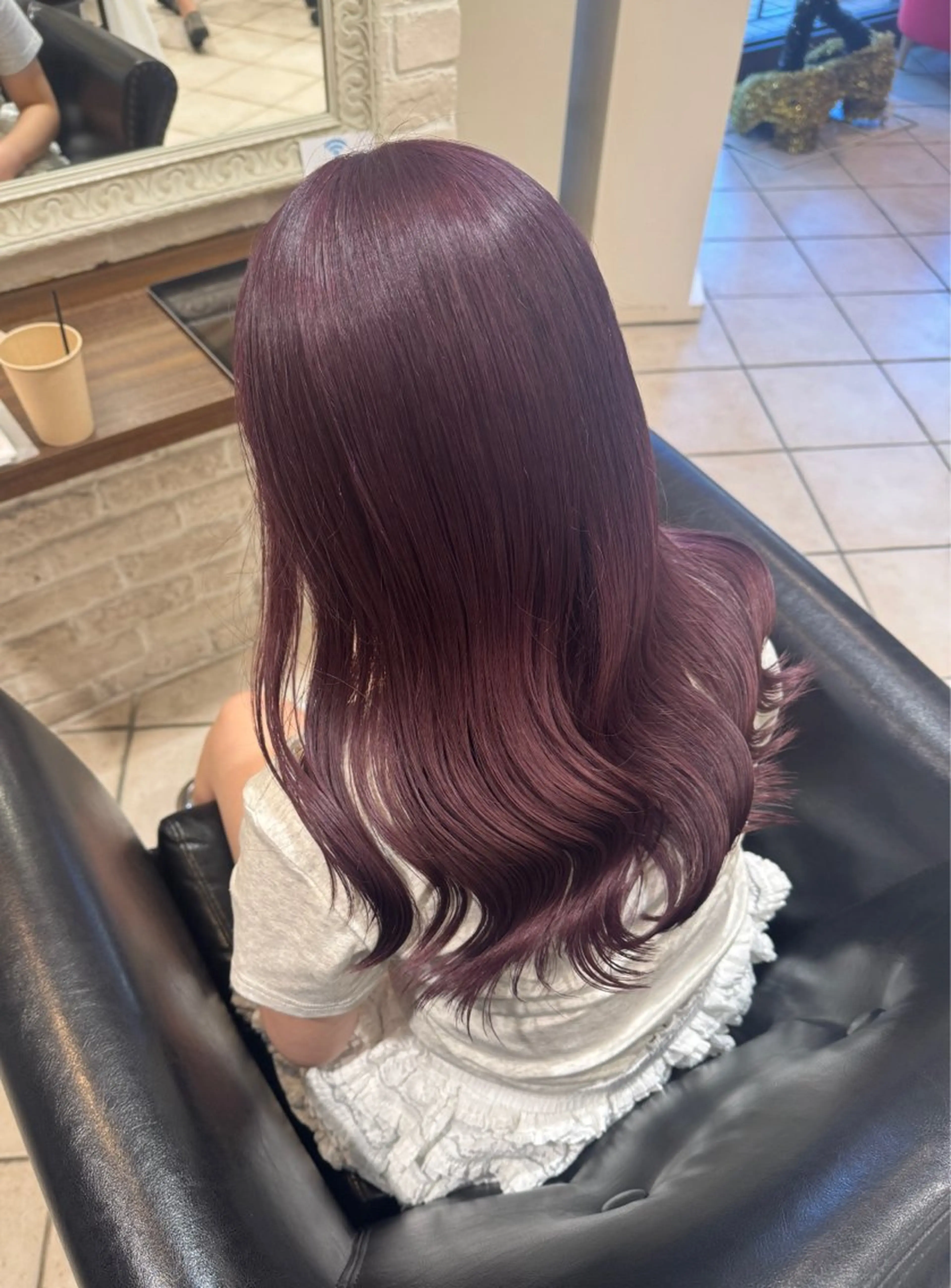 ロング カラー ブリーチ ヘアカラー 🦄ブリーチ💜エク ステ💜MIU🦄のヘアスタイル