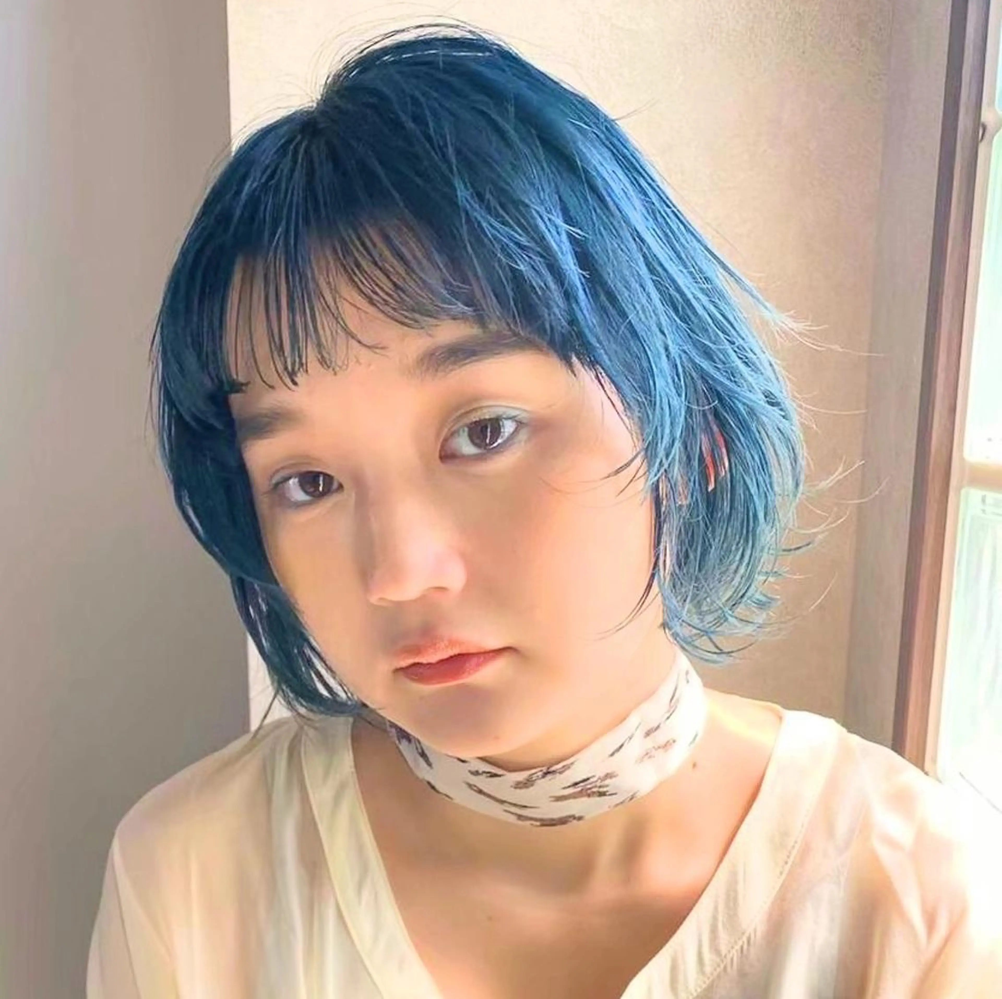 ショート カラー ボブ ショートボブ縮毛矯正 特化◇阿武隈川 弘のヘアスタイル