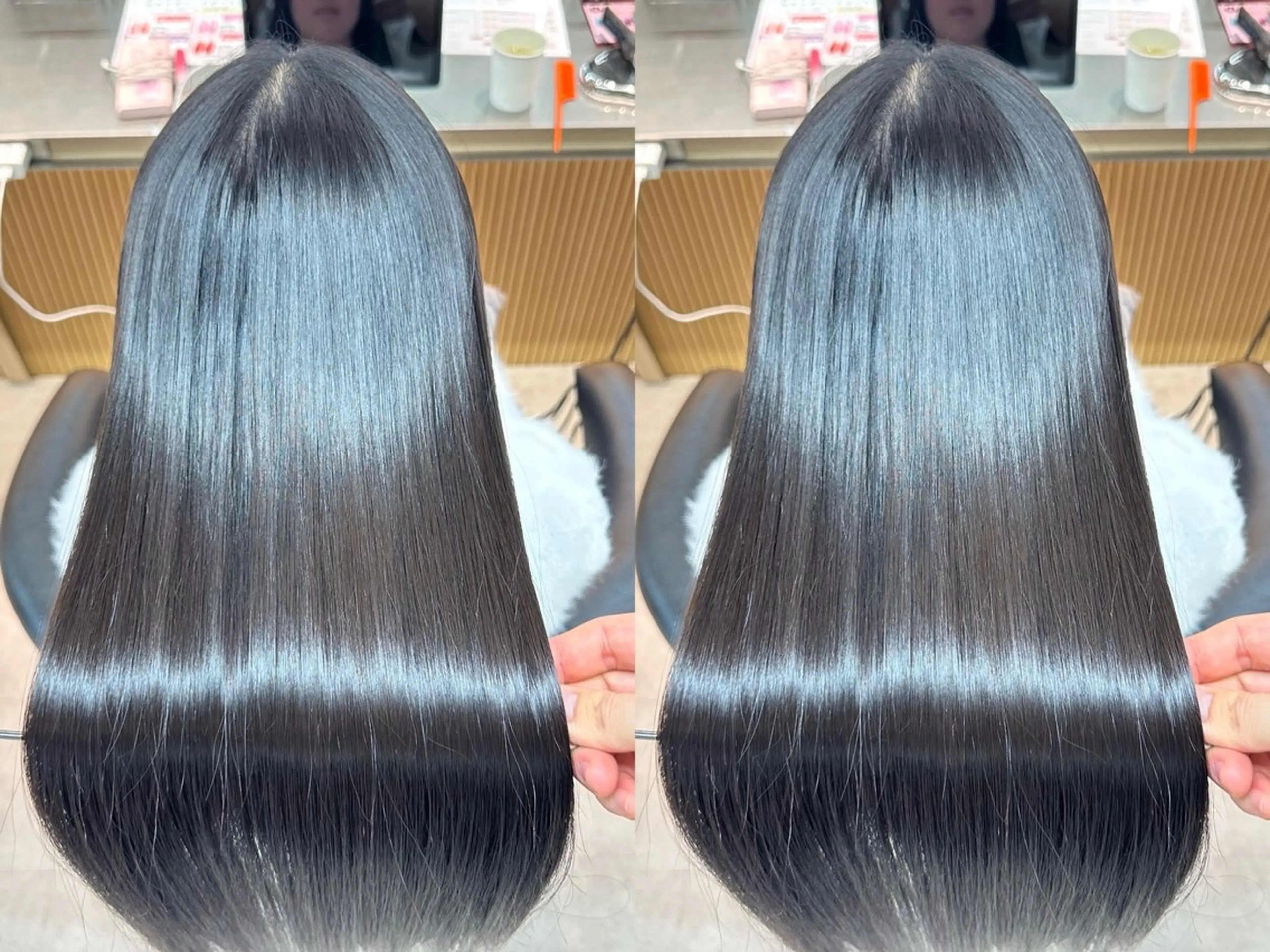 ロング カット 縮毛矯正 トリートメント ✨髪質改善特化✨副 店長椎葉信乃介のヘアスタイル