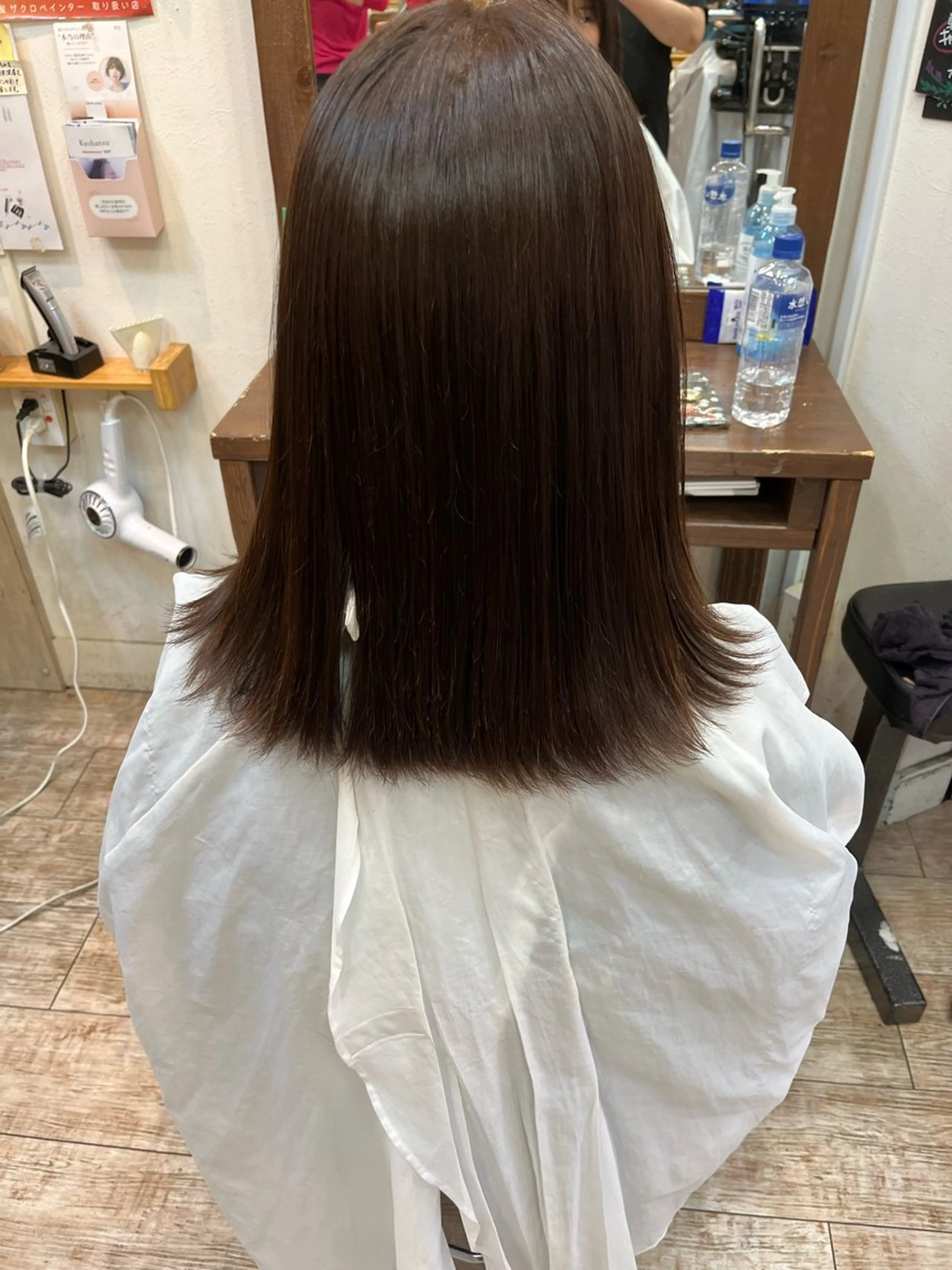 ミディアム カラー ベージュカラー エドルカラー ヘアカラー 関 健二郎のヘアスタイル