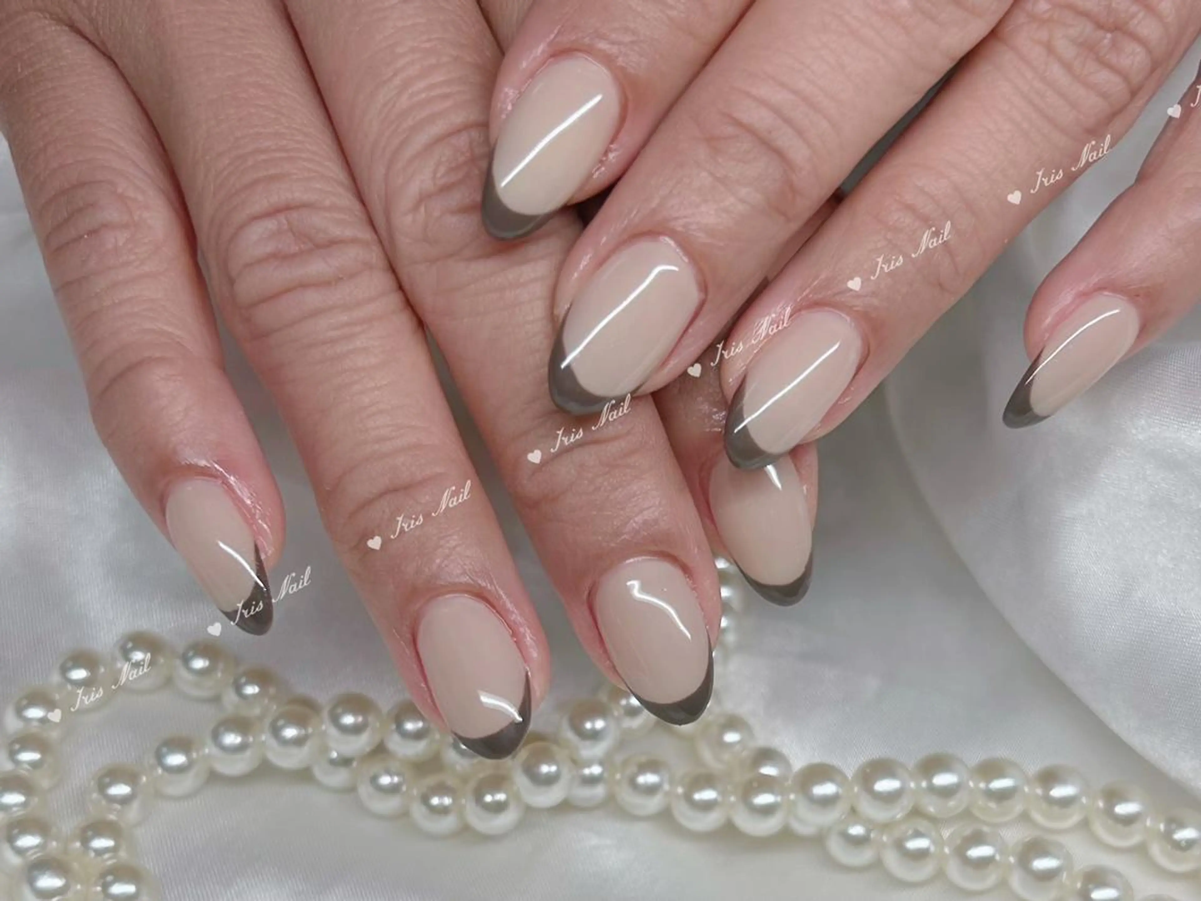 ネイル フレンチネイル ハンドネイル ハンドケア IRIS NAIL大塚のネイルデザイン