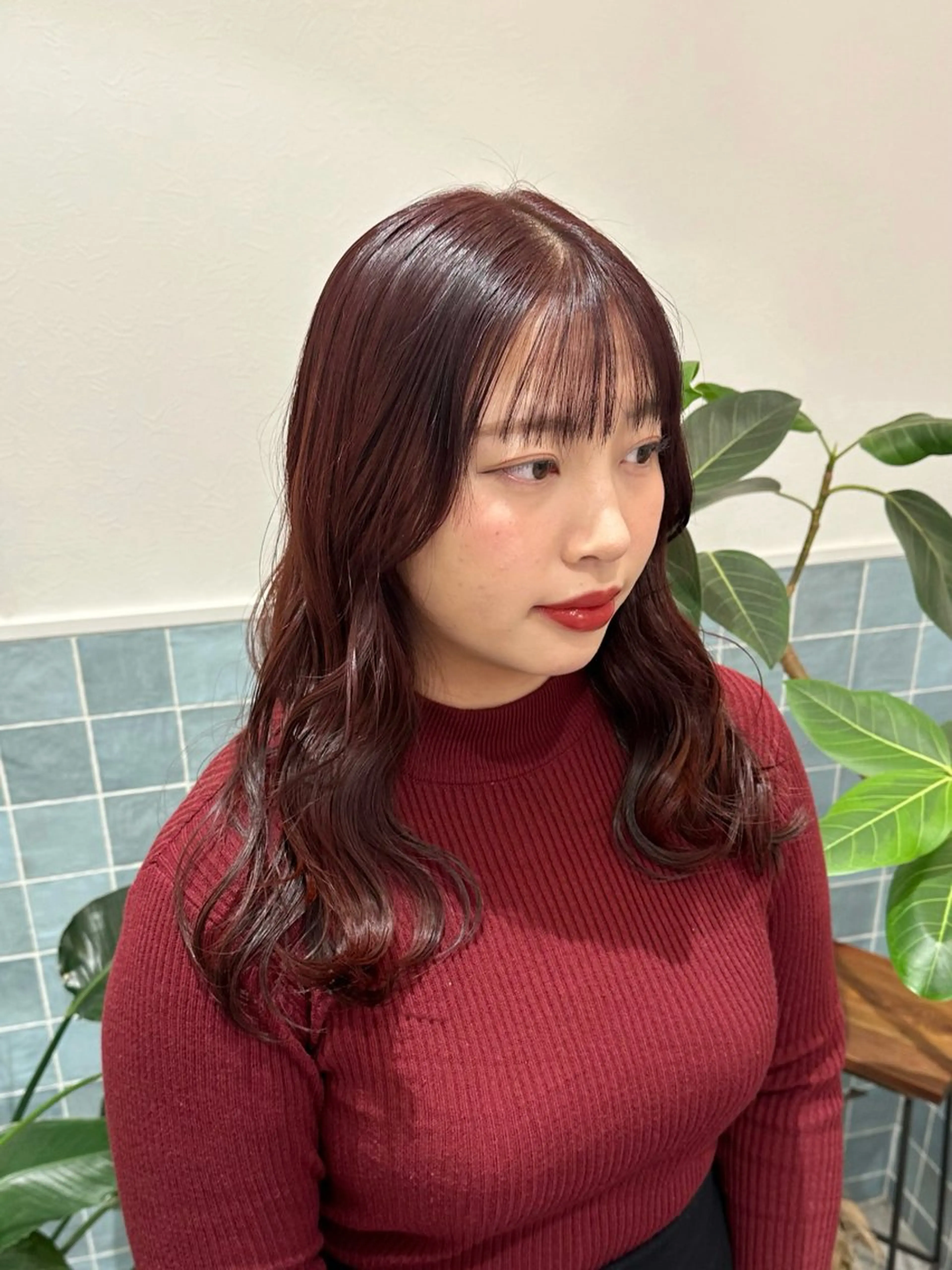 カラー 🍑ブリーチなし ダブルカラーuRiのヘアスタイル