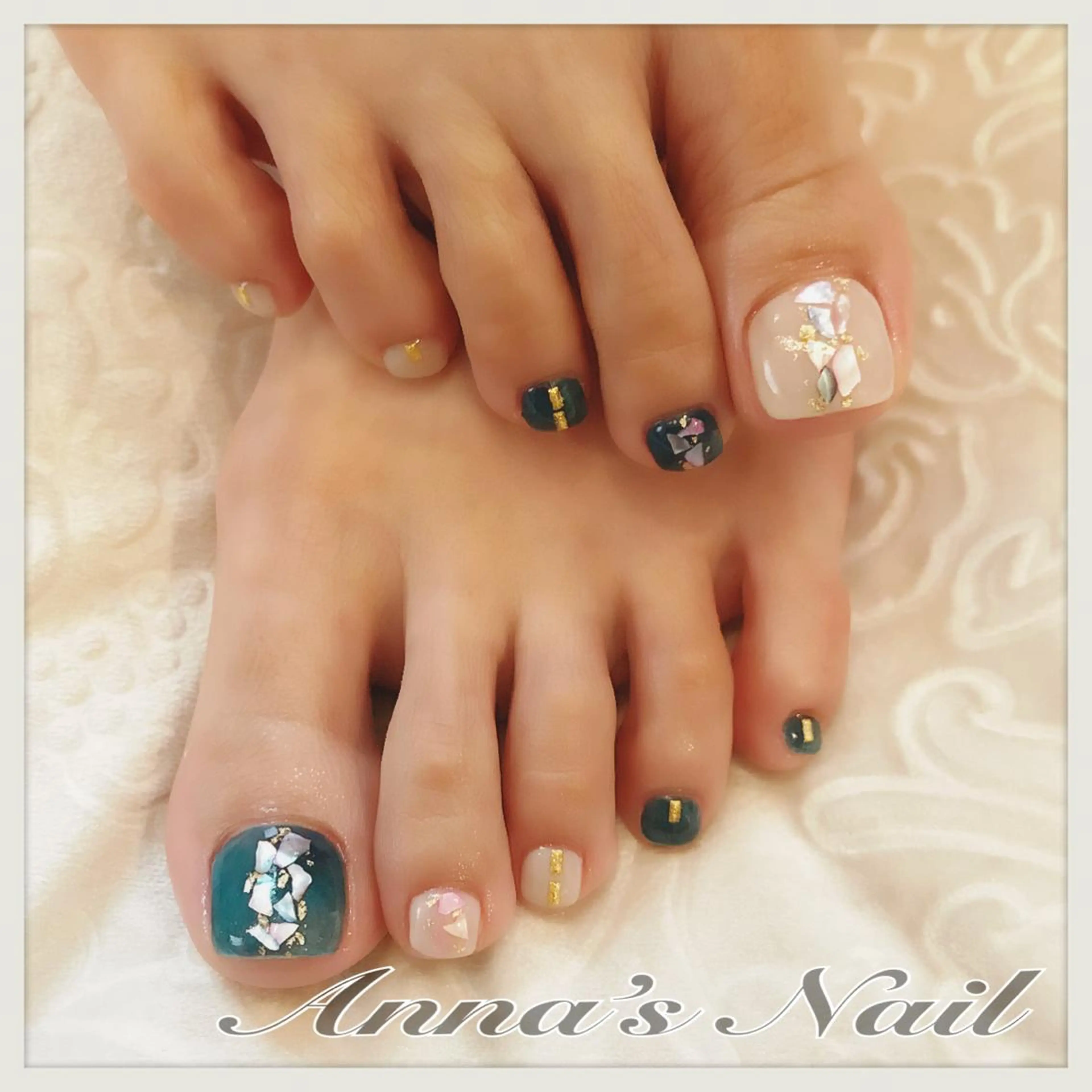 ネイル フットネイル Anna’s Nail所属・清口 杏奈のネイルデザイン