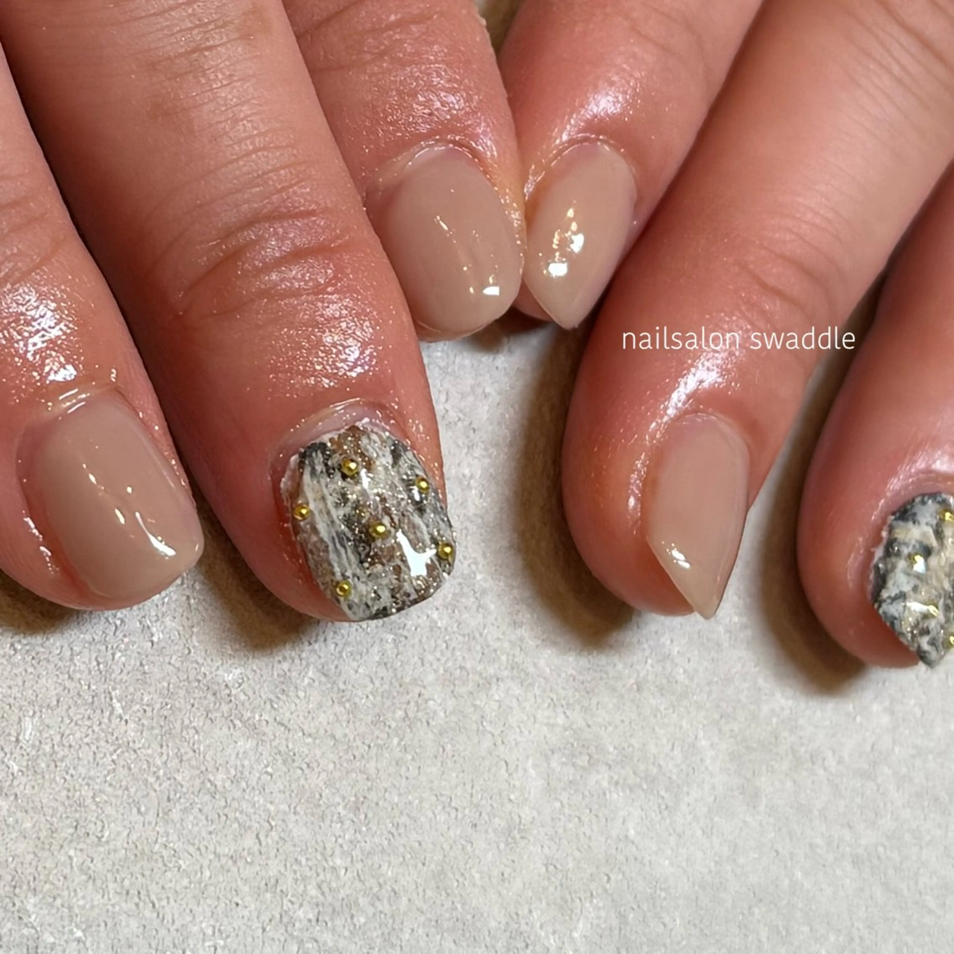 ネイル ハンドネイル ハンドケア nail salon swaddle 🪽のネイルデザイン