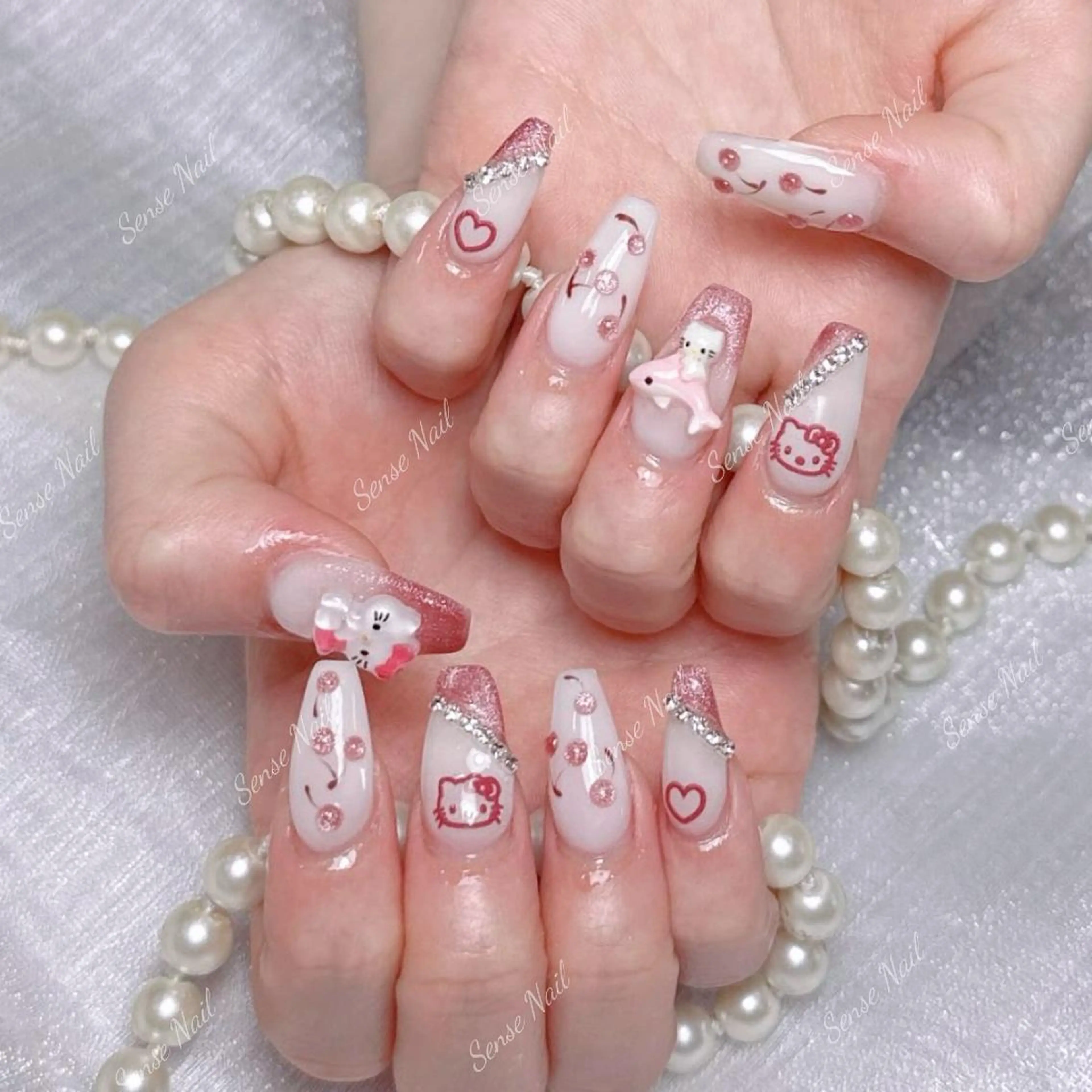 ネイル ハンドネイル ハンドケア 💕中川 結衣💕のネイルデザイン