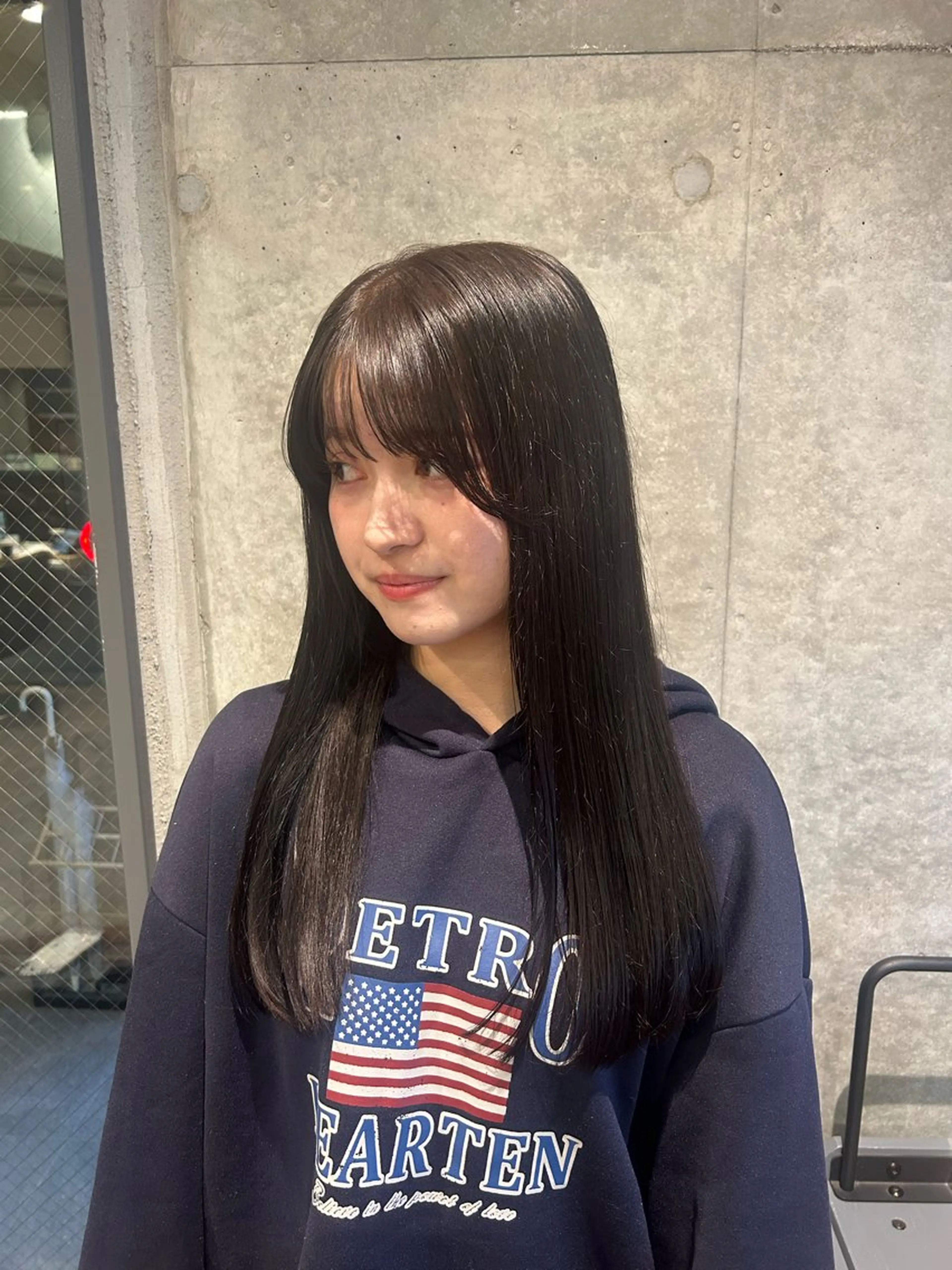 ロング ヘアカラー 透明感カラー/縮毛/ chino🍀のヘアスタイル