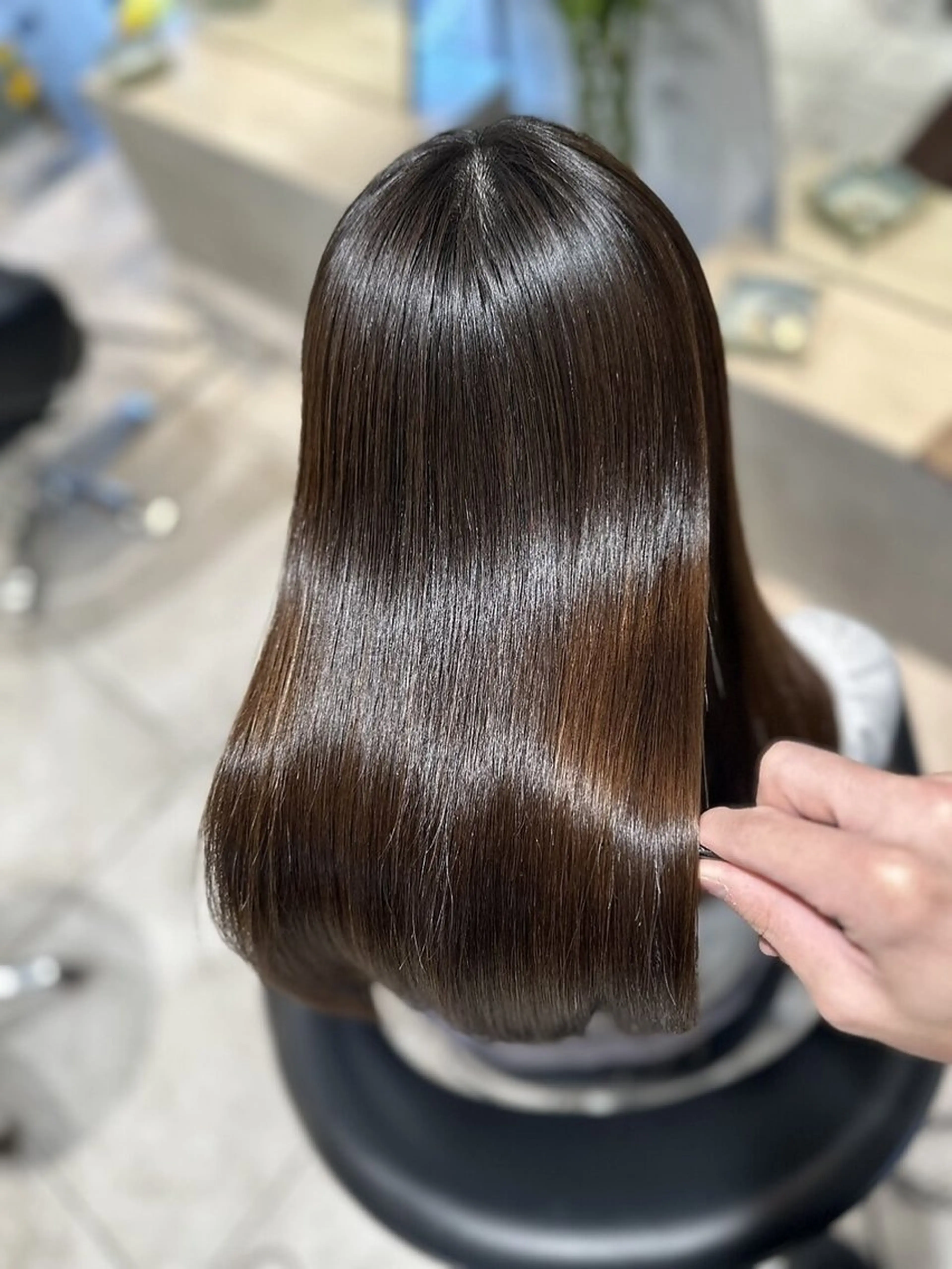 ロング カット 縮毛矯正 トリートメント 艶髪🫧美髪特化 関口太郎のヘアスタイル
