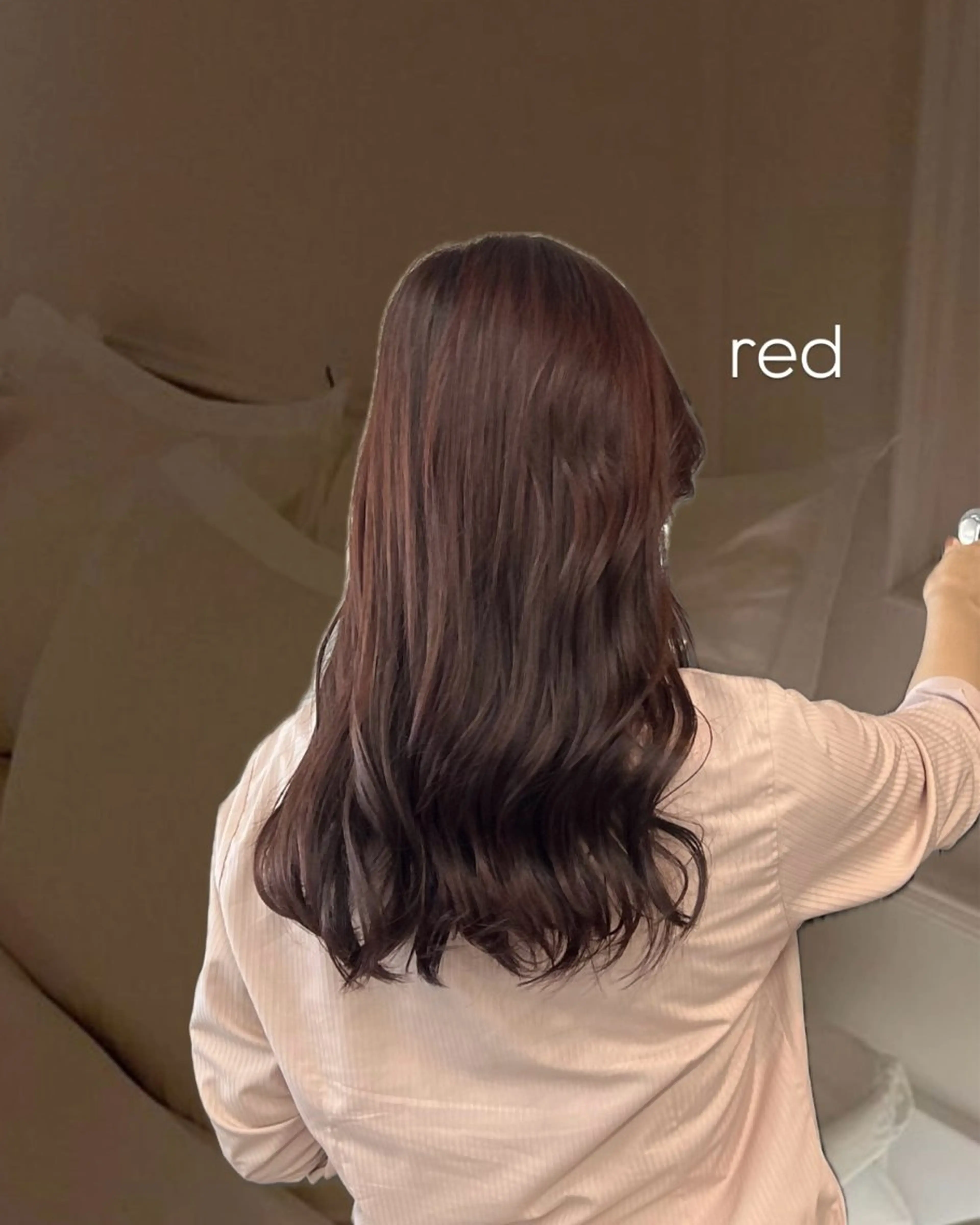 セミロング INORI|艶カラ ー|フェイスレイヤーのヘアスタイル