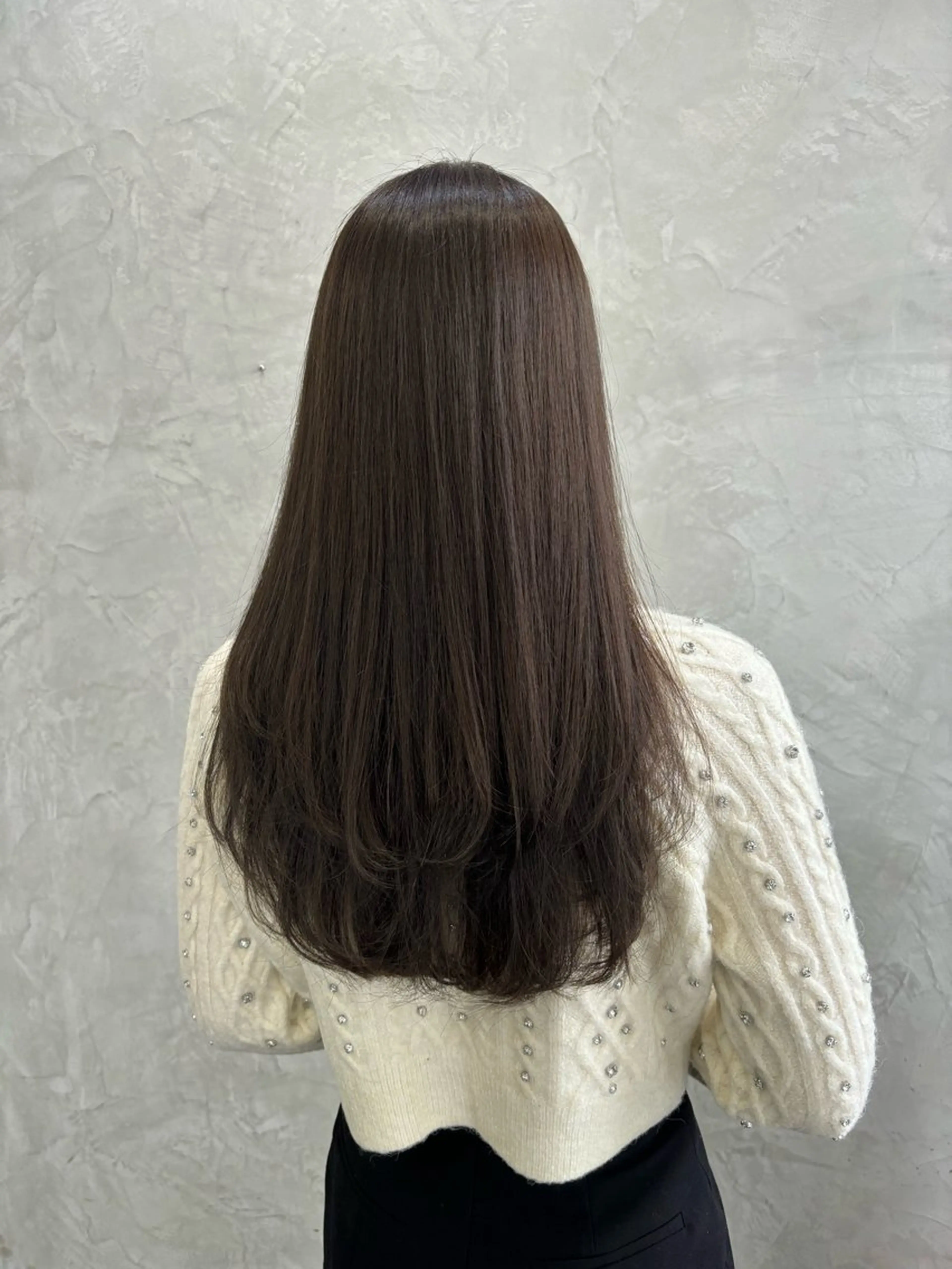 ロング カラー 透明感カラー レイヤーカット fudge所属・MaisonHALU 松浦光咲のヘアスタイル