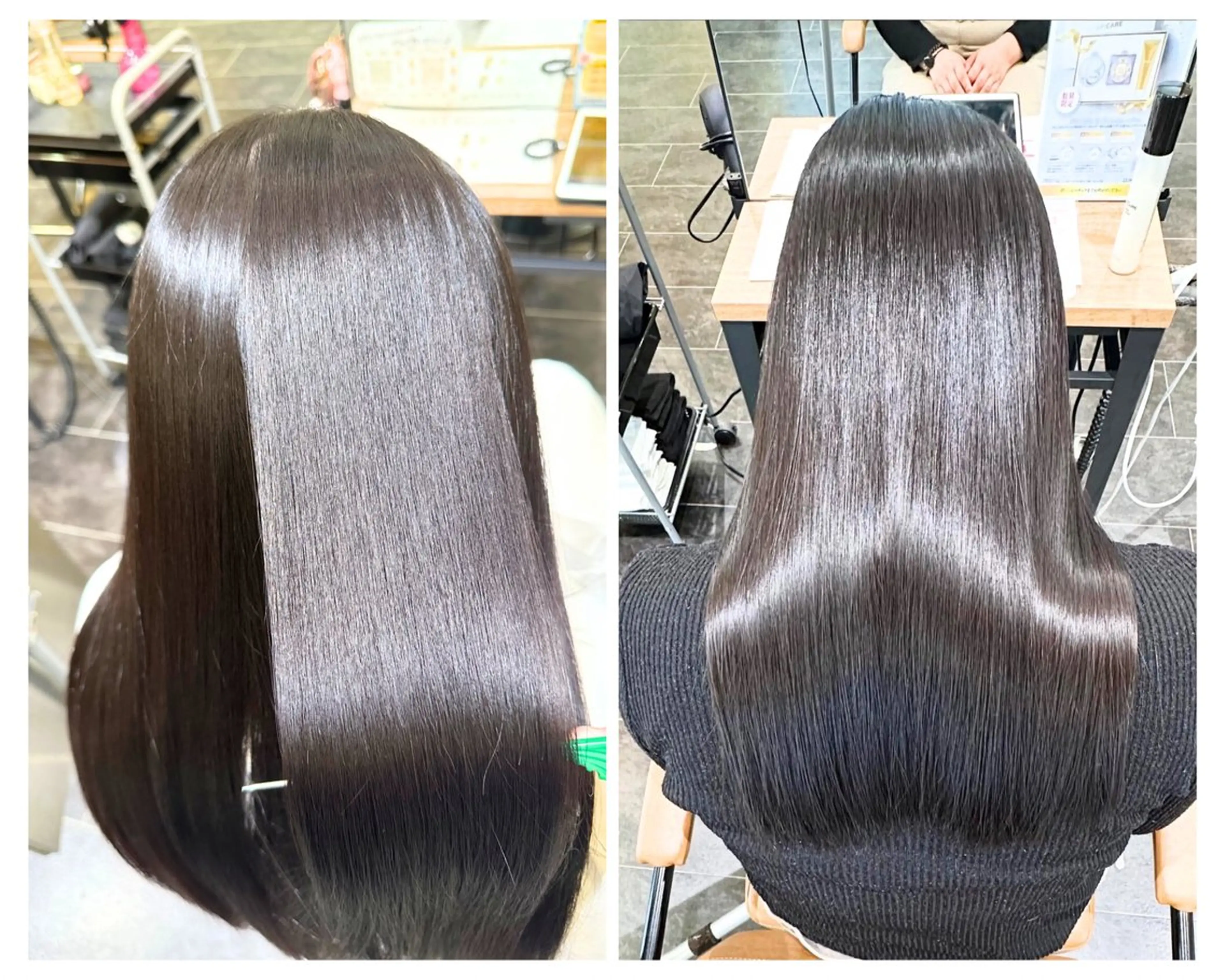 セミロング 縮毛矯正 トリートメント A 間明店所属・縮毛矯正/美髪 金沢/tatsukiのヘアスタイル